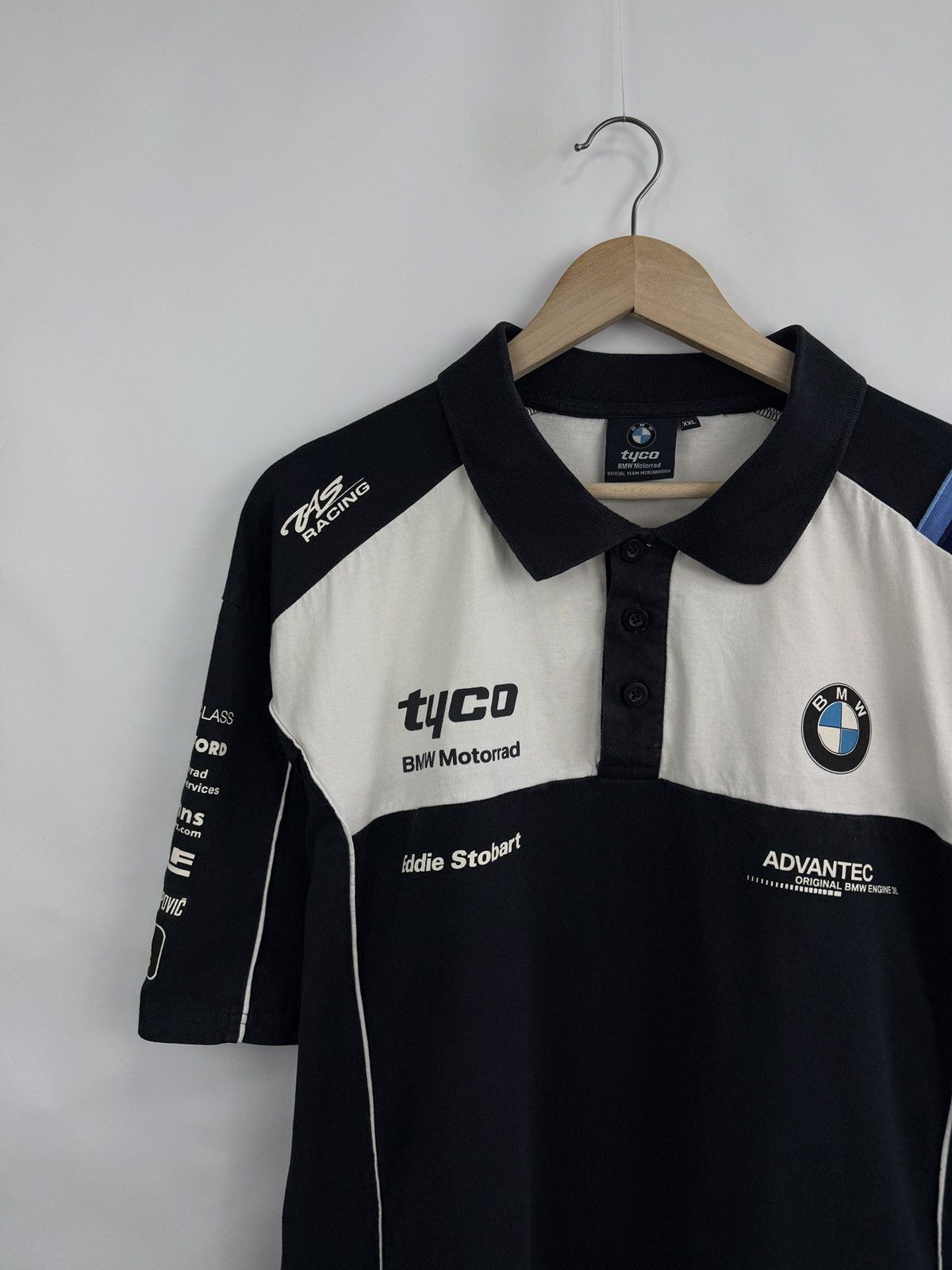 BMW 🇩🇪 Vintage BMW Motorrad Tyco Akrapovic Racing Team Polo Shirt Size US XXL / EU 58 / 5 - 4 Thumbnail