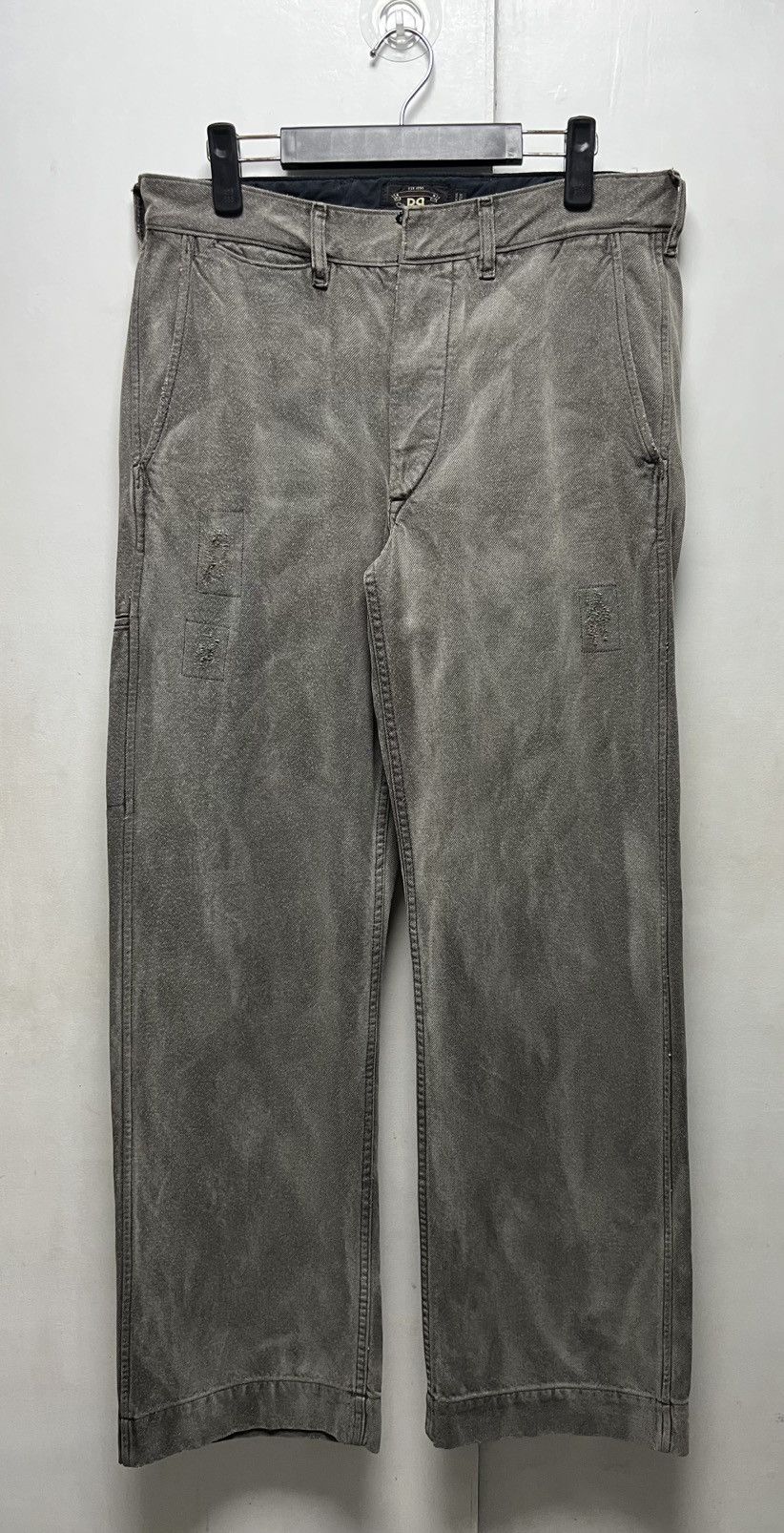 RRL Ralph Lauren RRL - Cinch Back Distressed Effect Baggy Work Pants Size US 32 / EU 48 - 21 Thumbnail