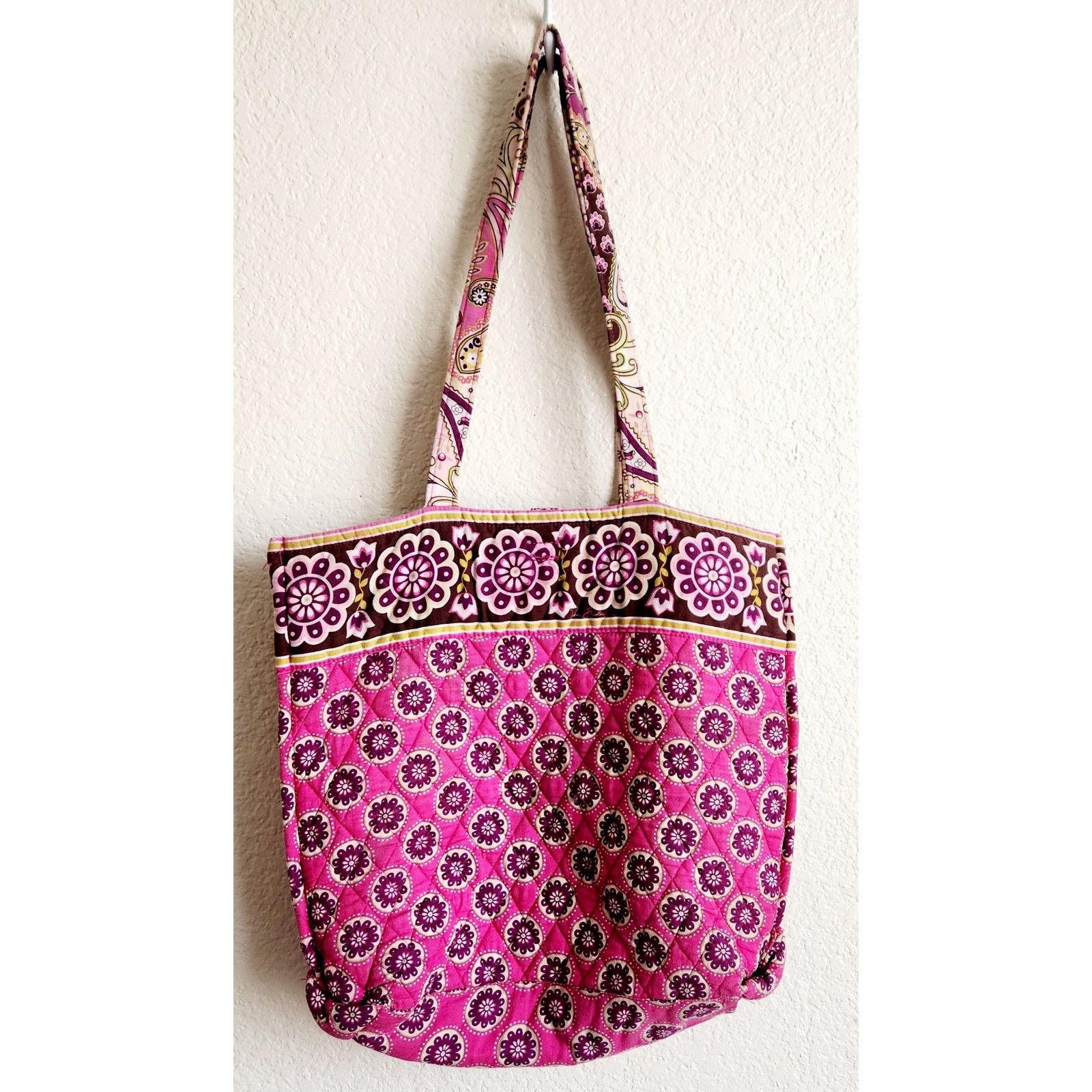 Other Vintage Vera Bradley Pink Purple Floral Purse Size ONE SIZE - 2 Thumbnail