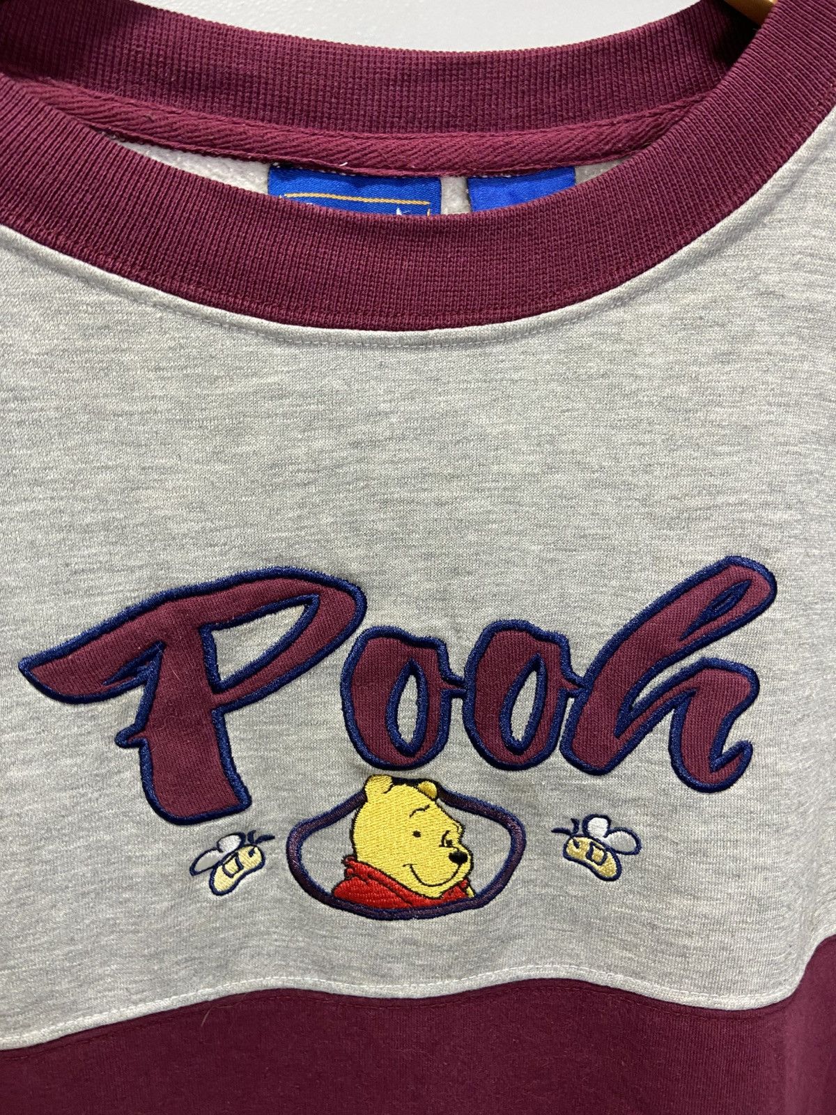 Disney × Japanese Brand Disney Pooh embroidery logo sweatshirt Size US S / EU 44-46 / 1 - 4 Thumbnail