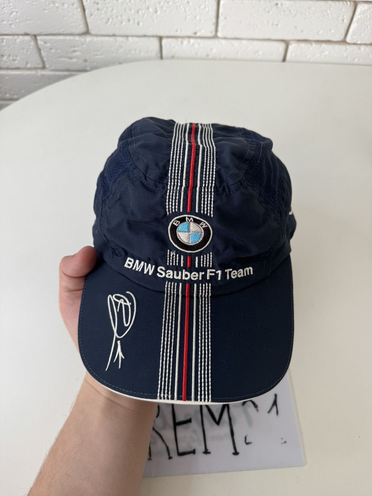 BMW BMW Sauber F1 team vintage cap hat Size ONE SIZE - 2 Thumbnail