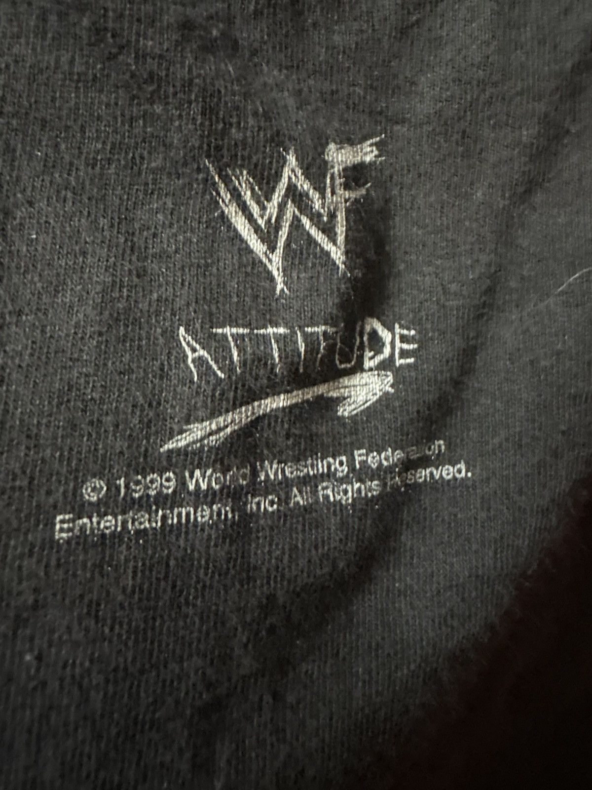 WWF Vintage The Rock WWF WWE Tshirt 90’s Wrestling Grail Size US XL / EU 56 / 4 - 4 Thumbnail