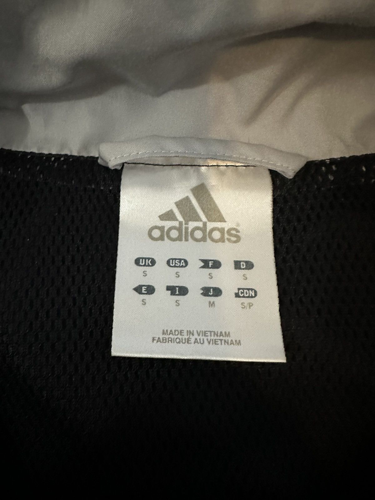 Adidas Mid 2000s Adidas Black & White Lightweight Windbreaker Size S / US 4 / IT 40 - 5 Thumbnail