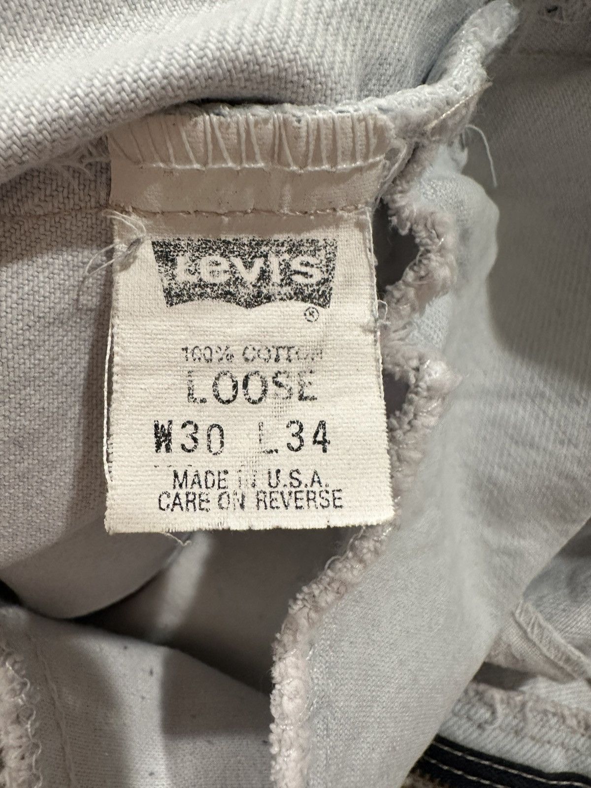 Levi's Vintage Levi Silver Tab Light Wash 90s Jeans 29x33 Size US 29 - 7 Thumbnail