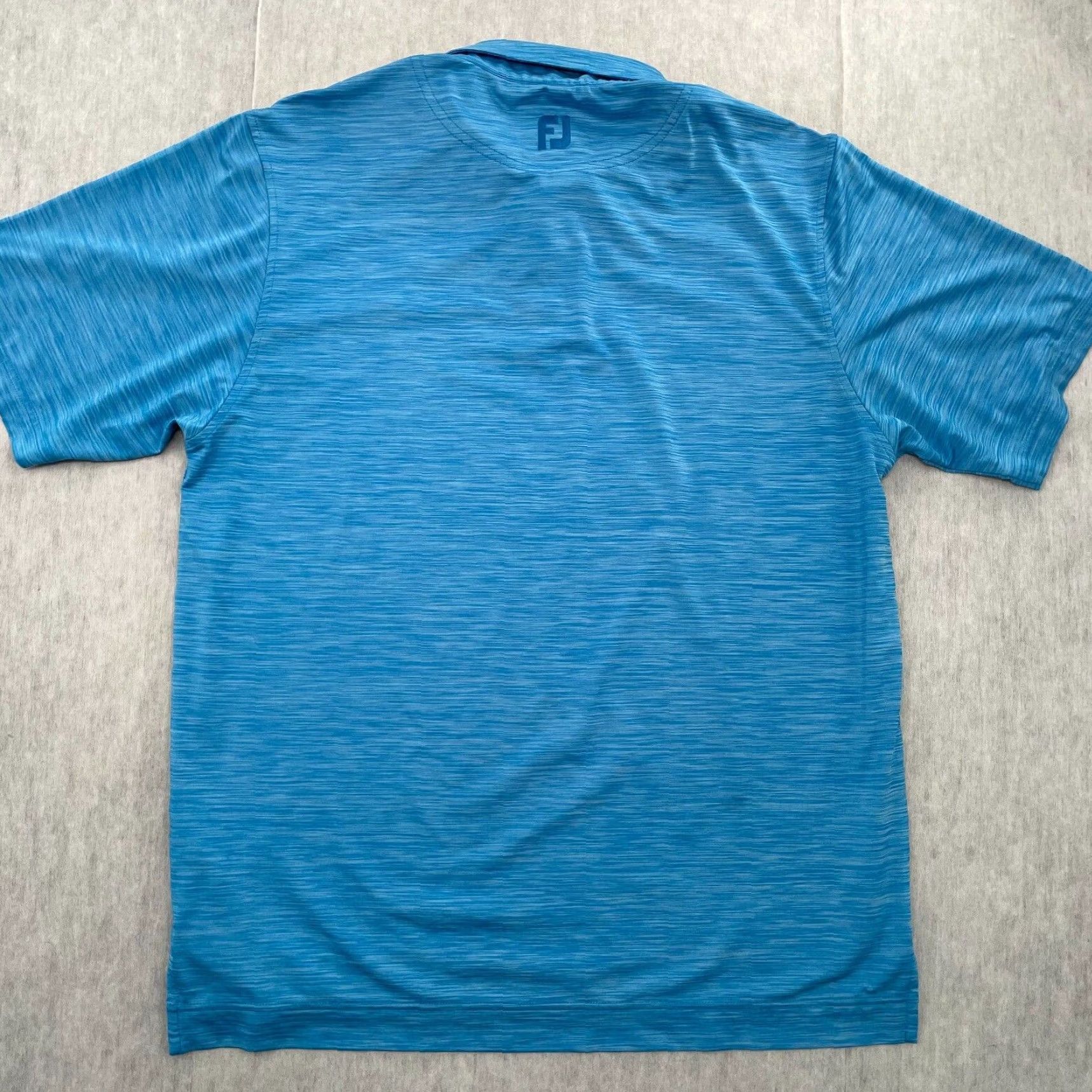 Footjoy FootJoy Polo Tour Issue Golf Mens Shirt Adult L Blue Short Sleeve Button Collared Embroidered Logo Classic Size US L / EU 52-54 / 3 - 2 Thumbnail