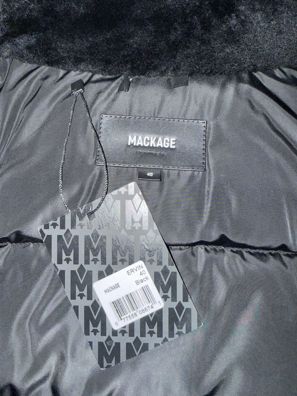 Mackage Mackage Black Down Sheepskin Ervin Jacket Size US L / EU 52-54 / 3 - 3 Thumbnail