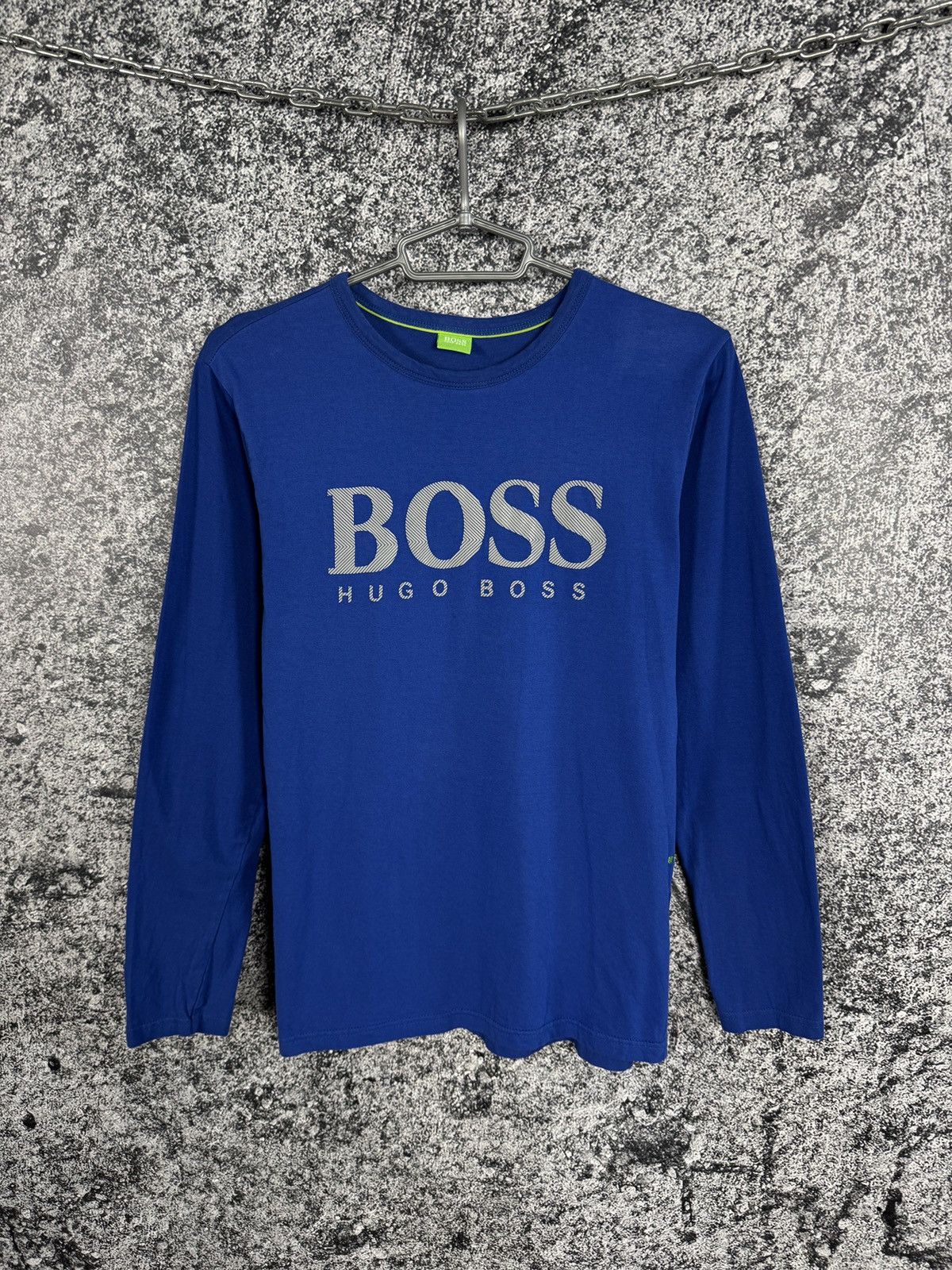 Hugo Boss BOSS Hugo Boss Long Sleeve T-Shirt Big Logo Size M Size US M / EU 48-50 / 2 - 1 Thumbnail