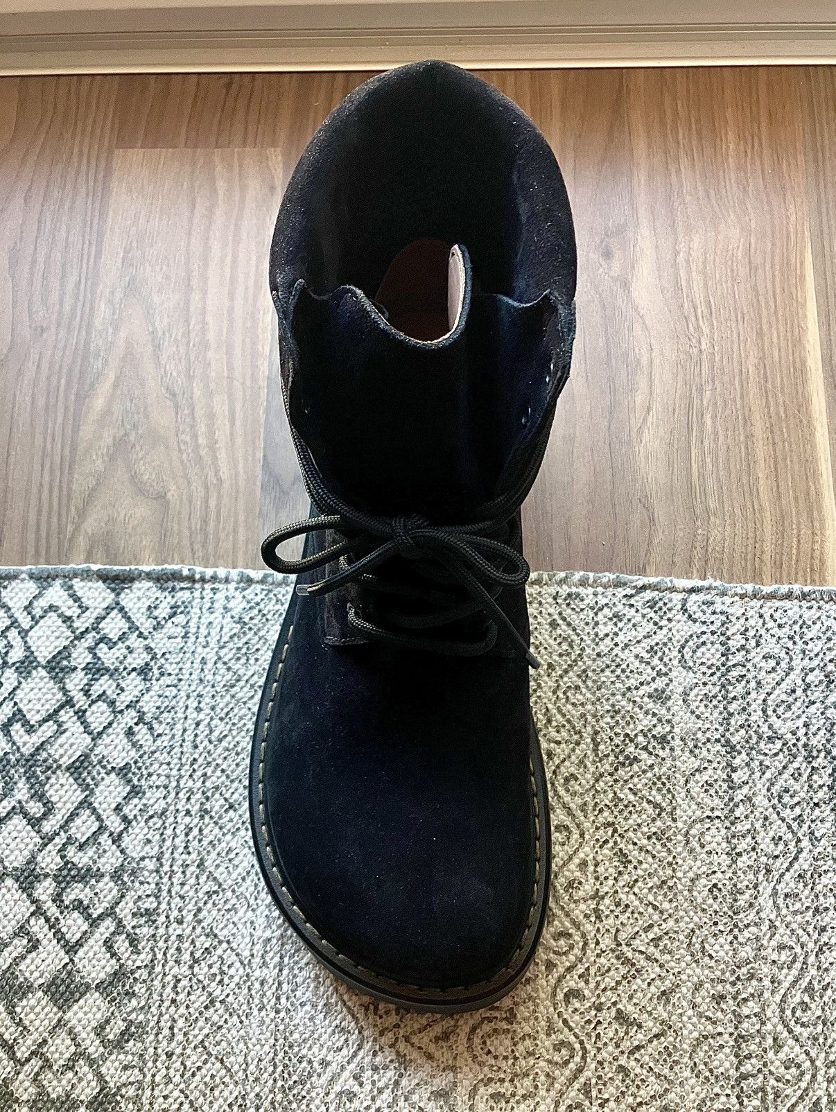 Loewe Loewe: Sierra combat ankle boot in suede Black Size US 11 / EU 44 - 8 Thumbnail