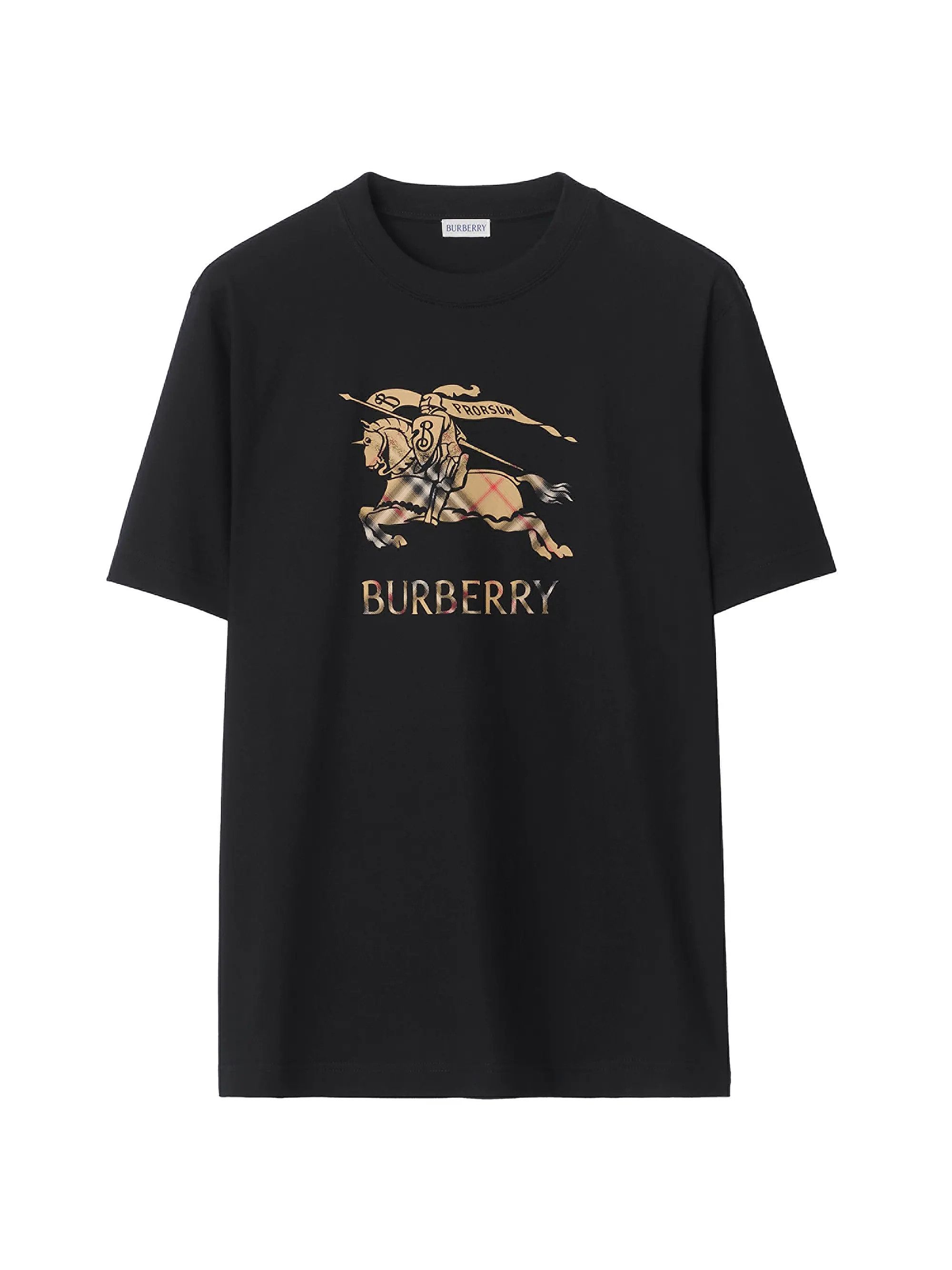Burberry os11x0526 Seth EKD Crewneck T-Shirt in Black Size US S / EU 44-46 / 1 - 1 Thumbnail