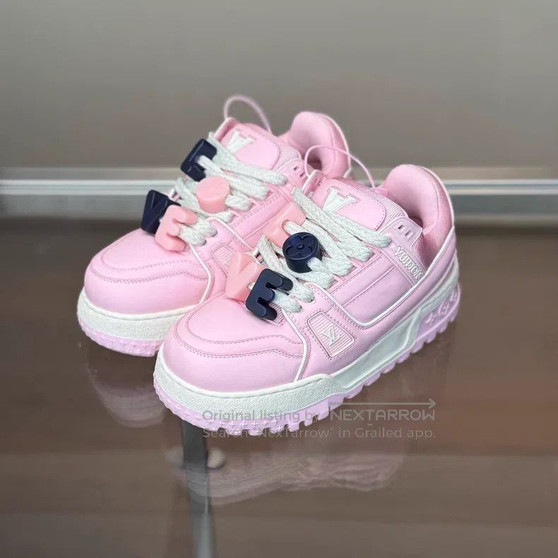 Louis Vuitton Louis Vuitton Trainer Maxi Pink Fat Ding Tanabata Limited Size US 5.5 / IT 35.5 - 1 Thumbnail