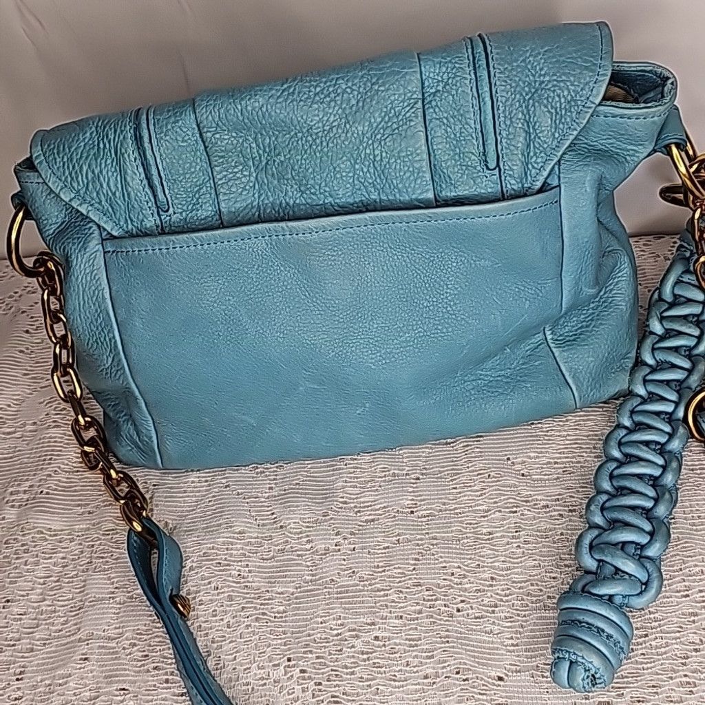A.L.C. NWOT ALC A.L.C. Vegan leather blue chain shoulder bag rare Size ONE SIZE - 6 Thumbnail