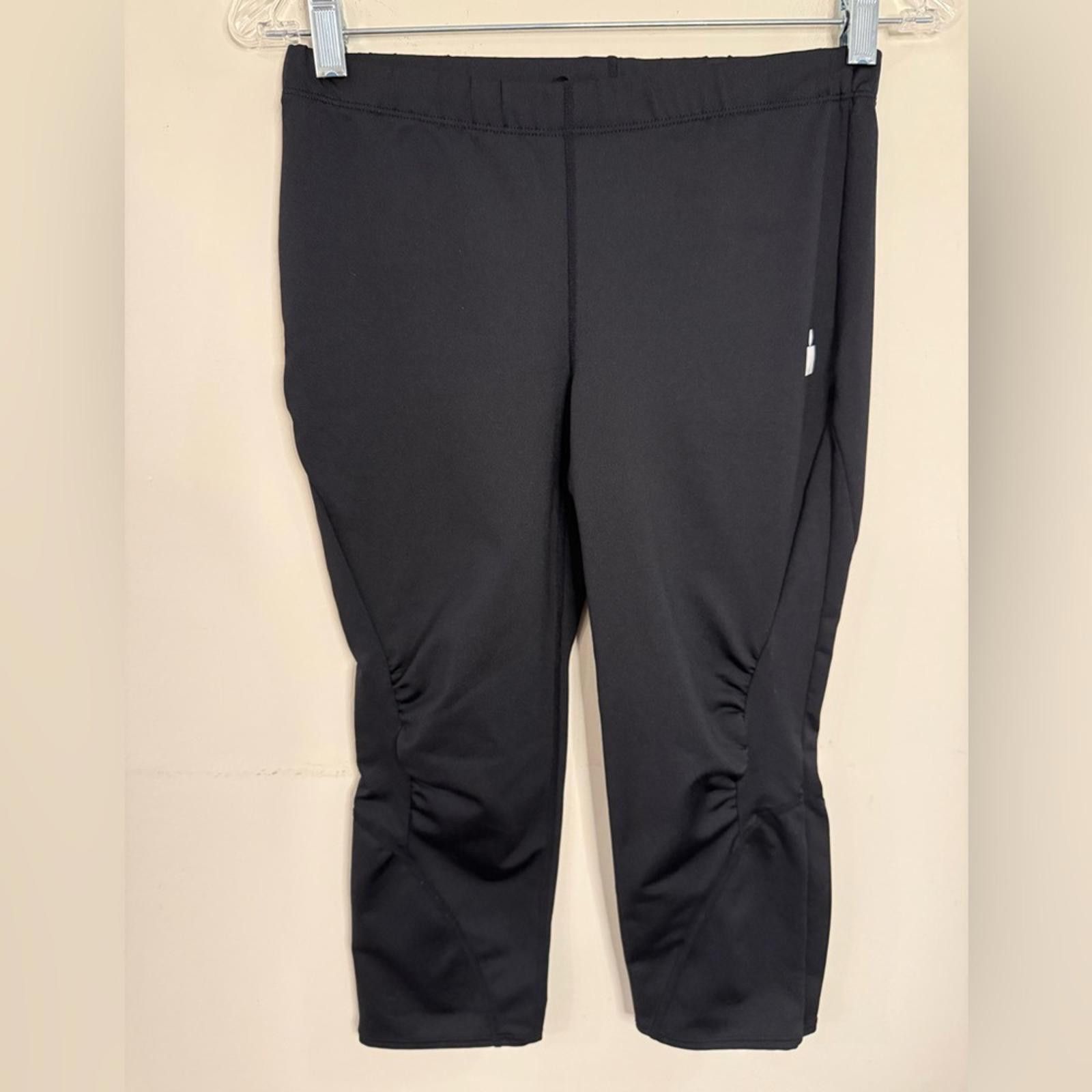 Other Iron Man black cropped biker legging shorts sportswear SZ SM Size 28" / US 6 / IT 42 - 1 Thumbnail