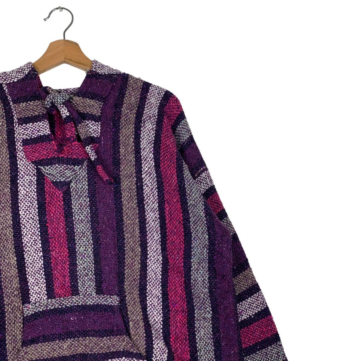 Baja East Vintage Mexican Baja Blanket Pullover Hoodies #0588-C27 Size US L / EU 52-54 / 3 - 5 Thumbnail
