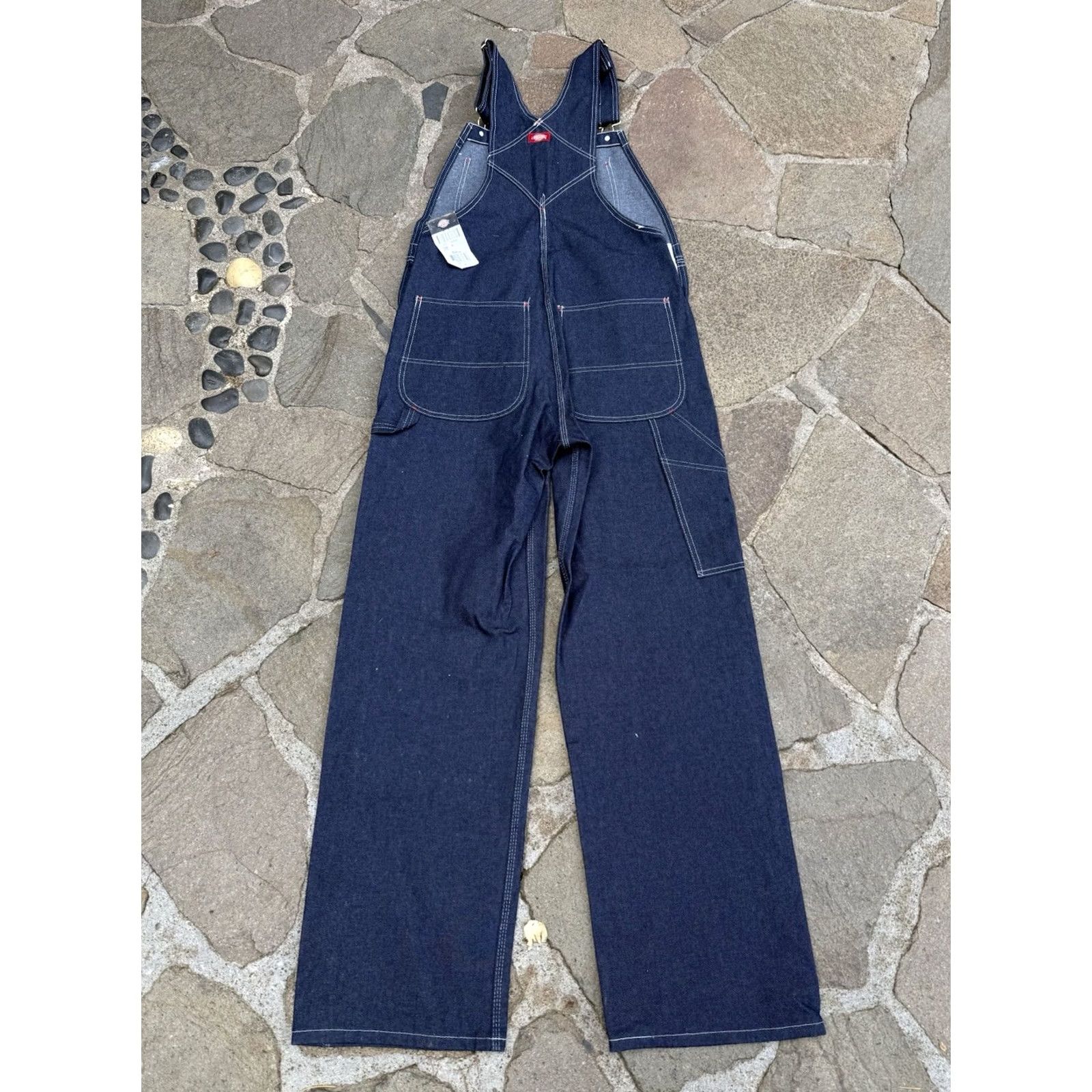 Dickies VINTAGE Dickies Denim Overalls Adult 32 Blue Dark Y2K Mens Size US 32 / EU 48 - 5 Thumbnail