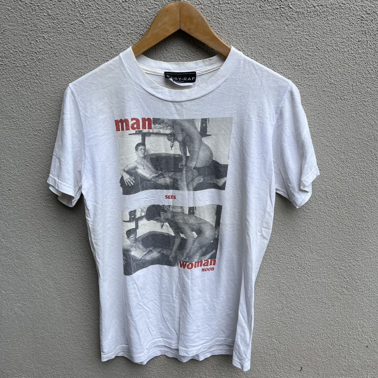 Vintage Vintage rare BODY RAP London photo tee naked couple Size US S / EU 44-46 / 1 - 2 Thumbnail