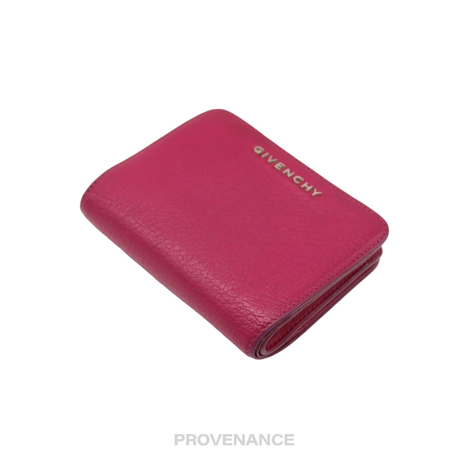Givenchy 🔴 Givenchy Compact Snap Wallet - Pink Leather Size ONE SIZE - 4 Thumbnail