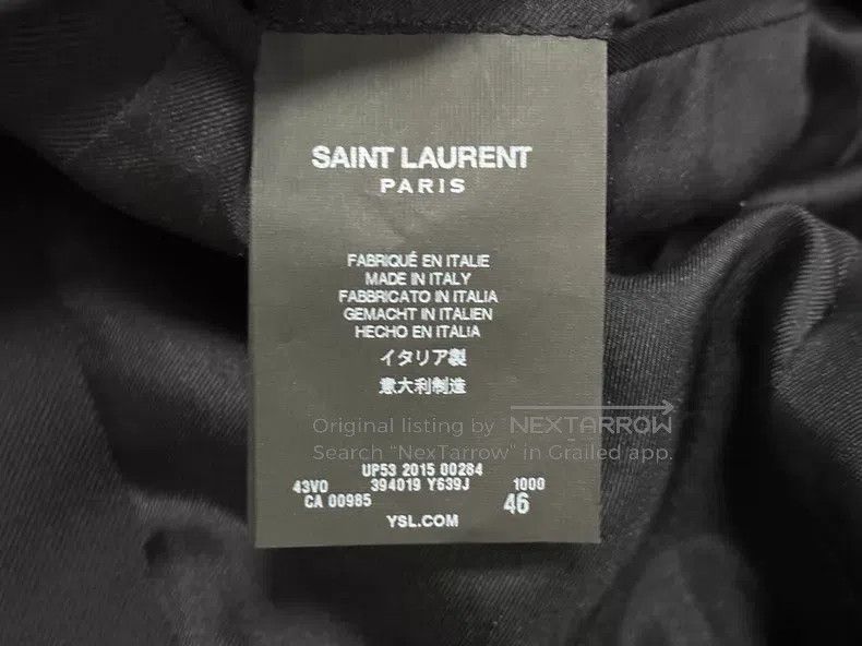 Saint Laurent Paris Saint Laurent Paris Studded Suit i Size US S / EU 44-46 / 1 - 3 Thumbnail