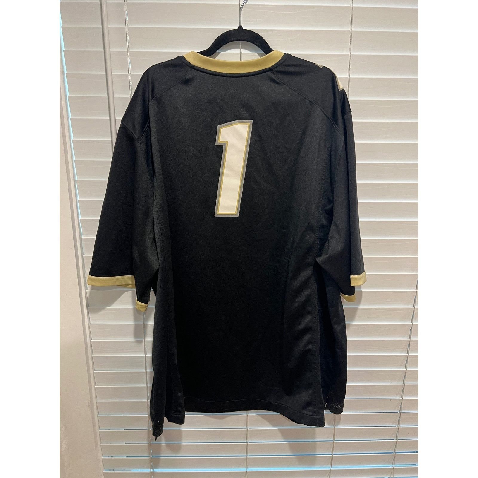 Nike Nike Colorado Buffaloes Football Jersey #1 Black Gold Mens 3 Size US XXL / EU 58 / 5 - 4 Thumbnail