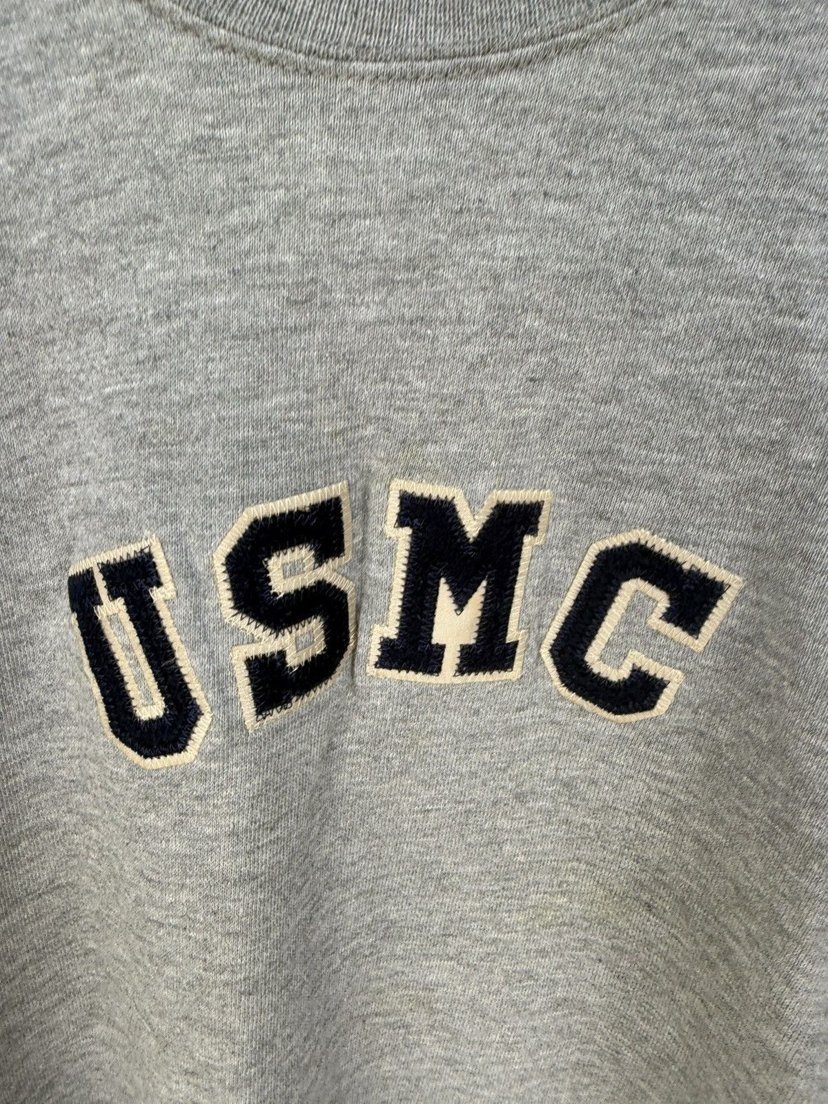 Vintage Vintage 90s USMC Crewneck Size US XL / EU 56 / 4 - 2 Thumbnail