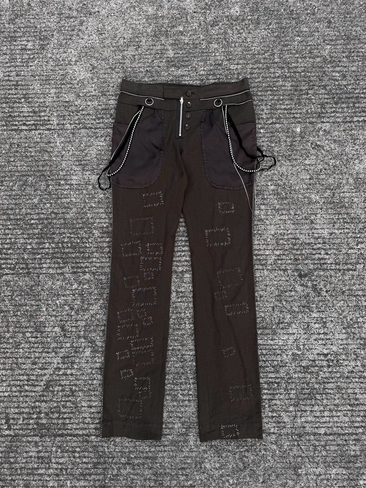 Undercover Undercover SS03 Scab Surgery Chain Pants Size US 29 - 1 Thumbnail