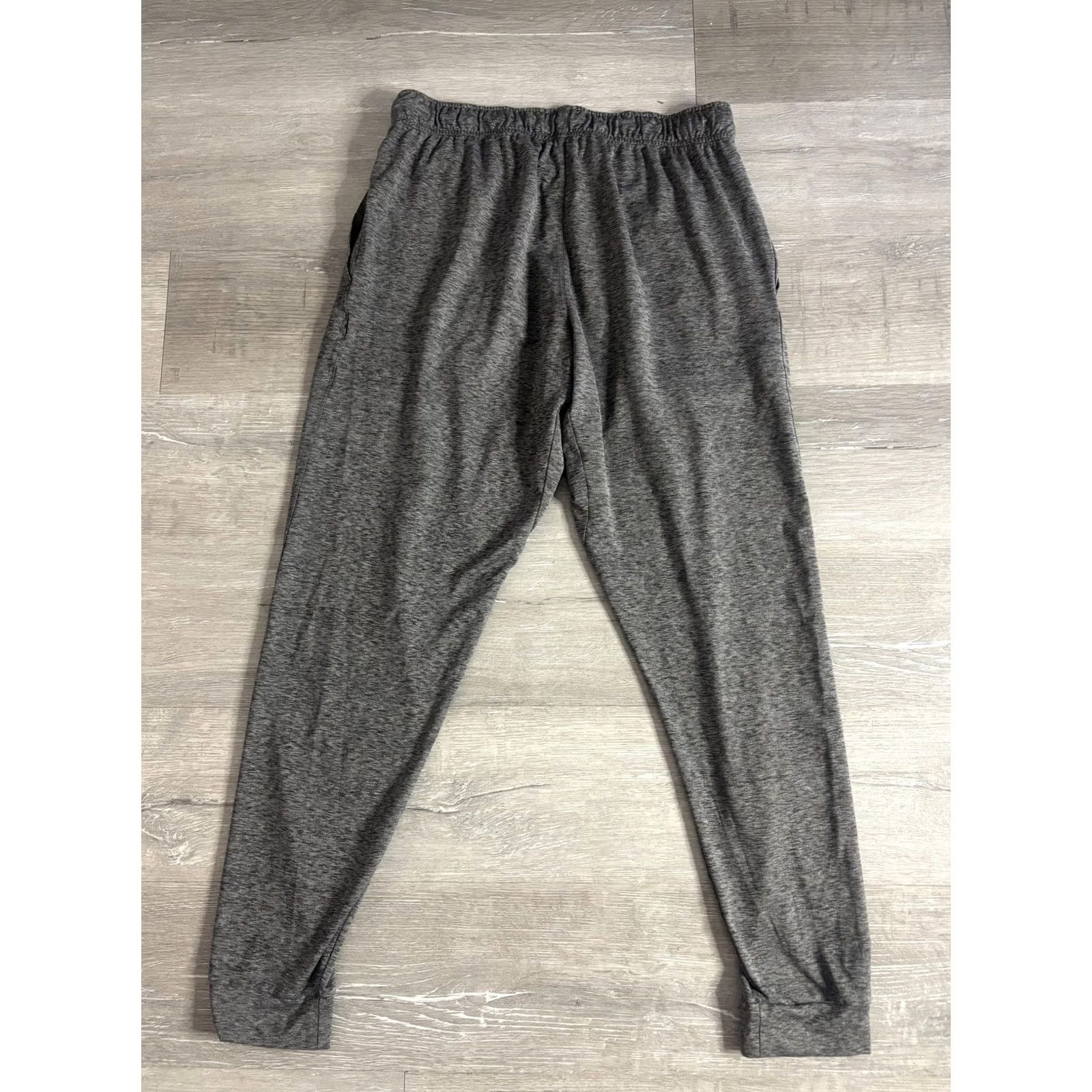 Nike Nike Dri-FIT Jogger Pants Mens Large Gray Jersey Tapered Elastic Waist Pockets Size US L / EU 52-54 / 3 - 5 Thumbnail