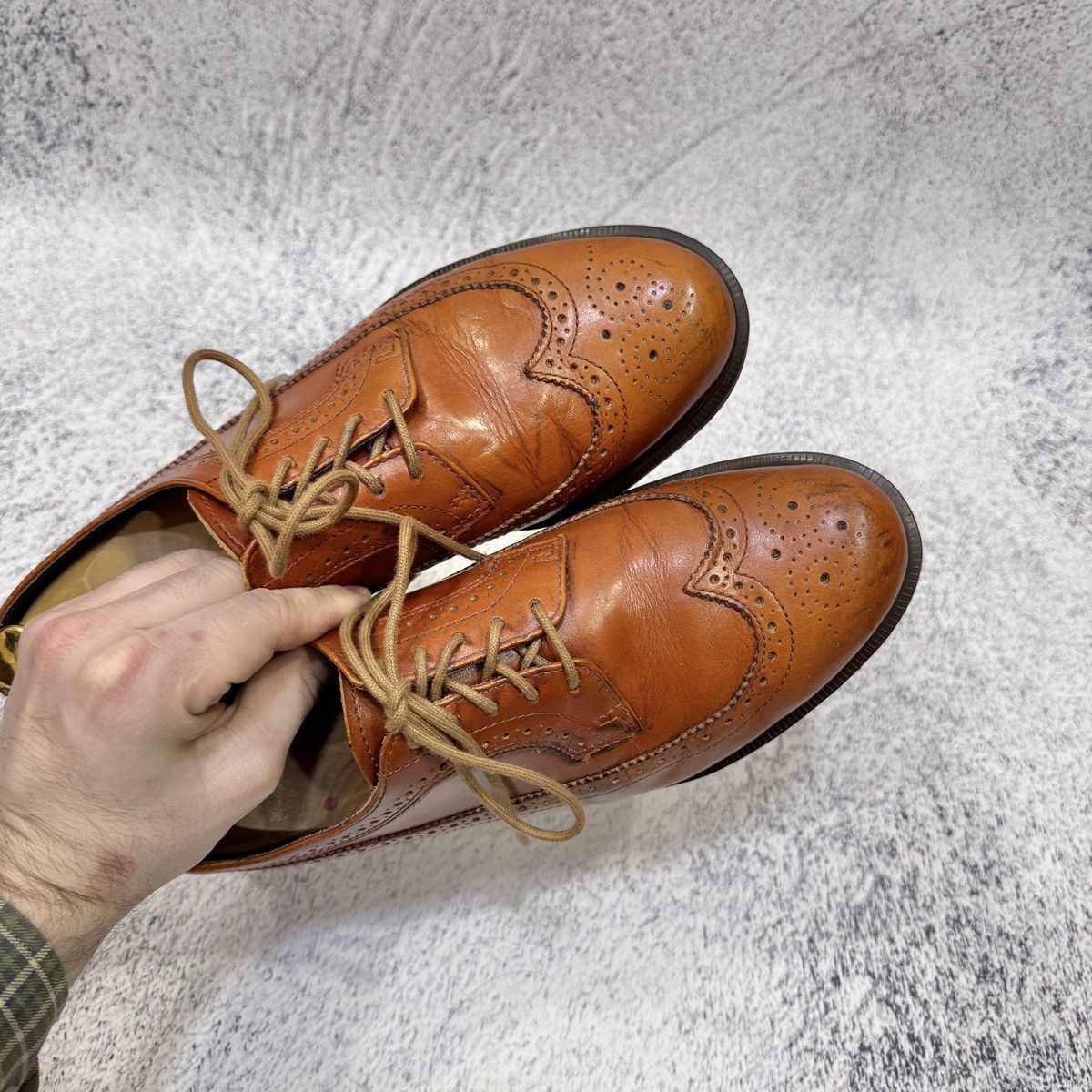 Dr. Martens Dr. Martens 3989 Tan Brown Brogues US10 UK9 EU43 Size US 10 / EU 43 - 6 Thumbnail