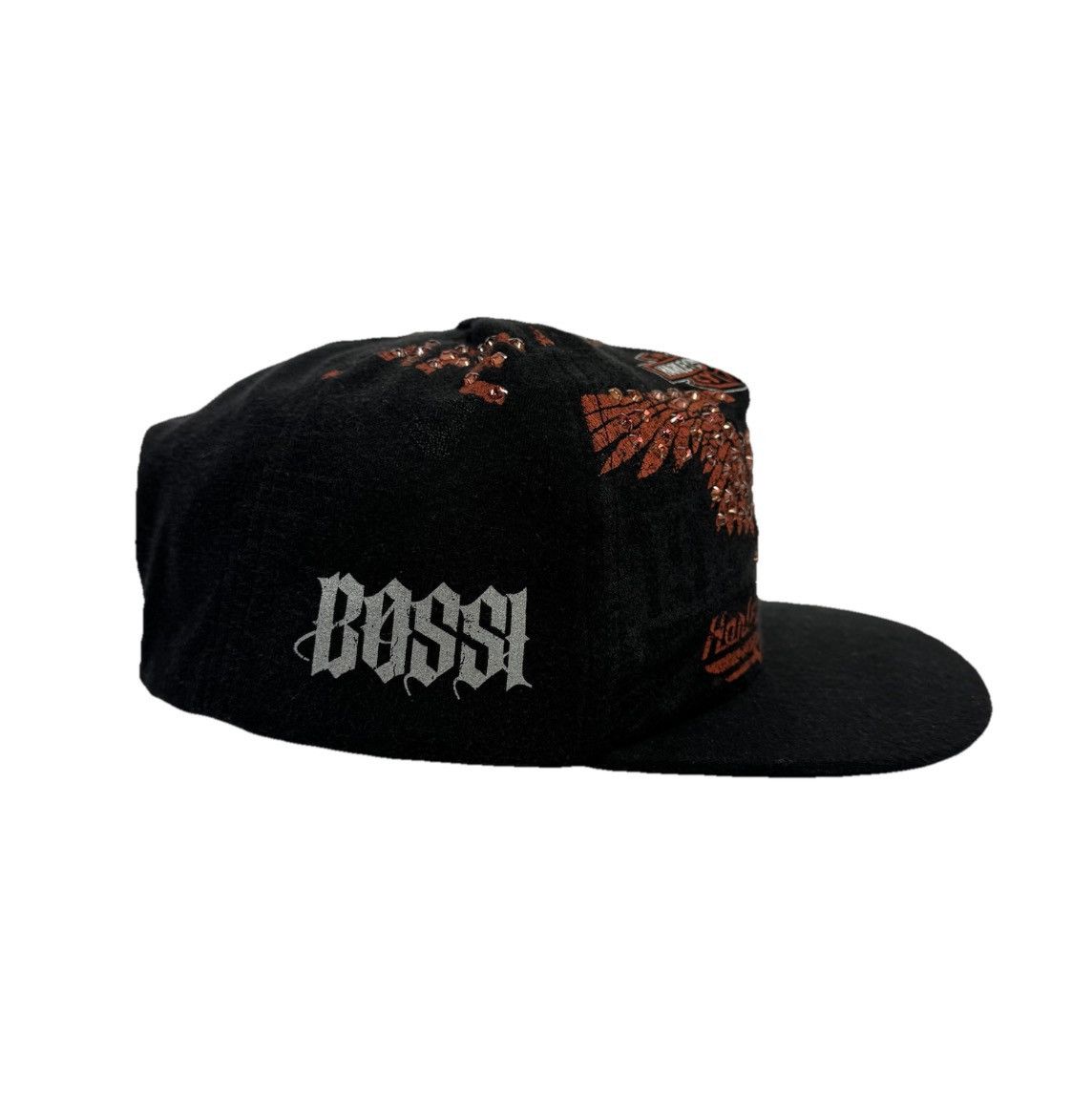 Bossi Sportswear BOSSI HARLEY DAVIDSON 1/1 RHINESTONE VINTAGE CAP Size ONE SIZE - 2 Thumbnail