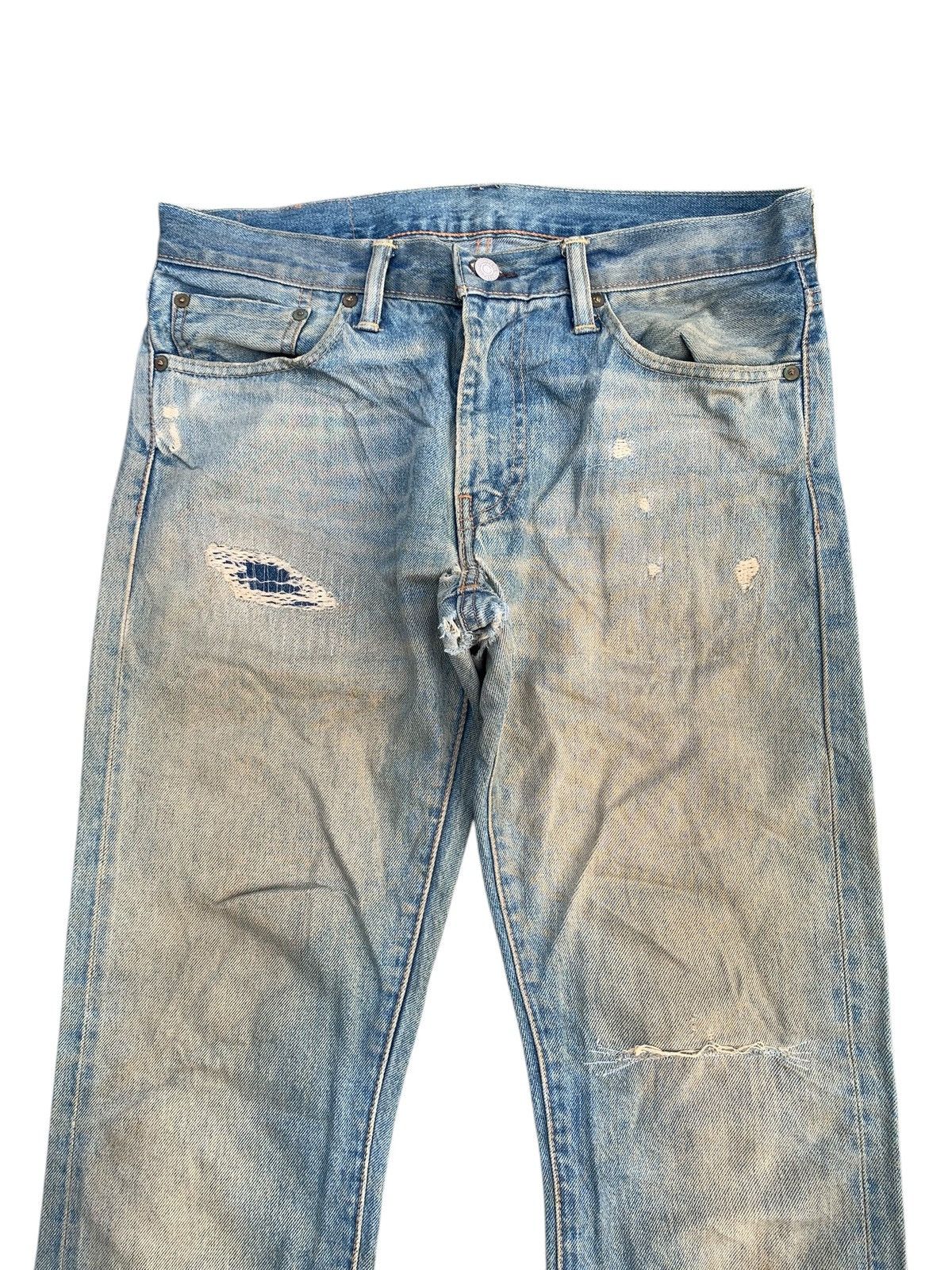 Levi's LEVI'S 511 SELVEDGE FADED & RUSTY DISTRESSED DENIM Size US 33 - 6 Thumbnail