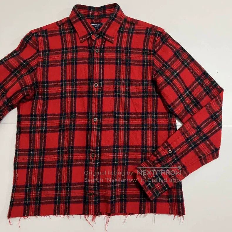Comme des Garcons Comme des Garcons Plaid Flannel Shirt Size S / US 4 / IT 40 - 3 Thumbnail