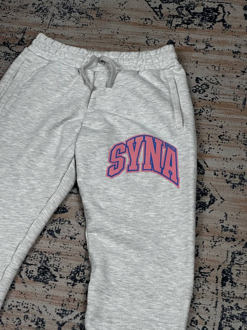 Syna World Syna World Grey Baggy Streetwear Colege Sweatpants Size US 32 / EU 48 - 3 Thumbnail