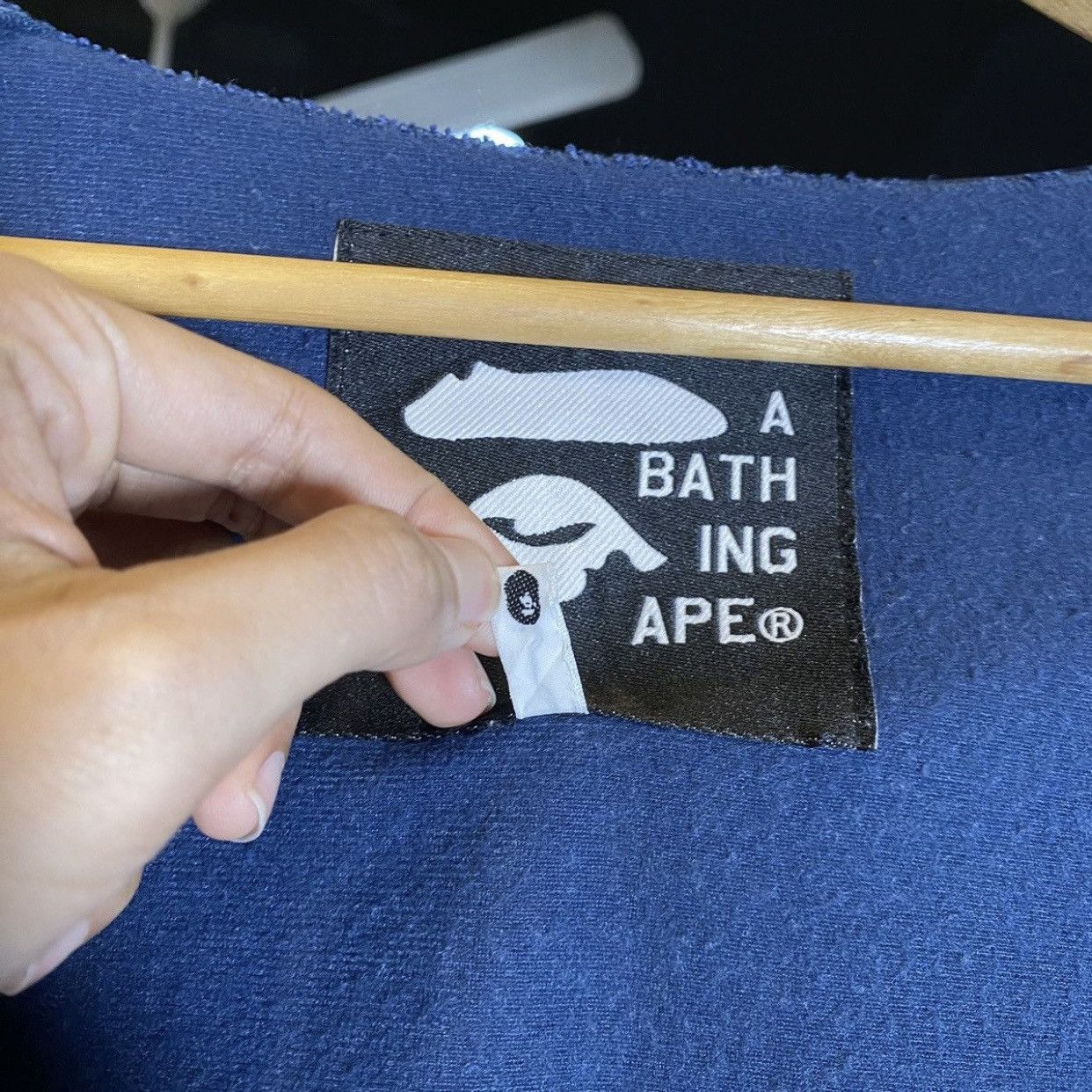Bape × Vintage Bape Basic Logo Embroidered Track Jacket Size US XL / EU 56 / 4 - 11 Thumbnail