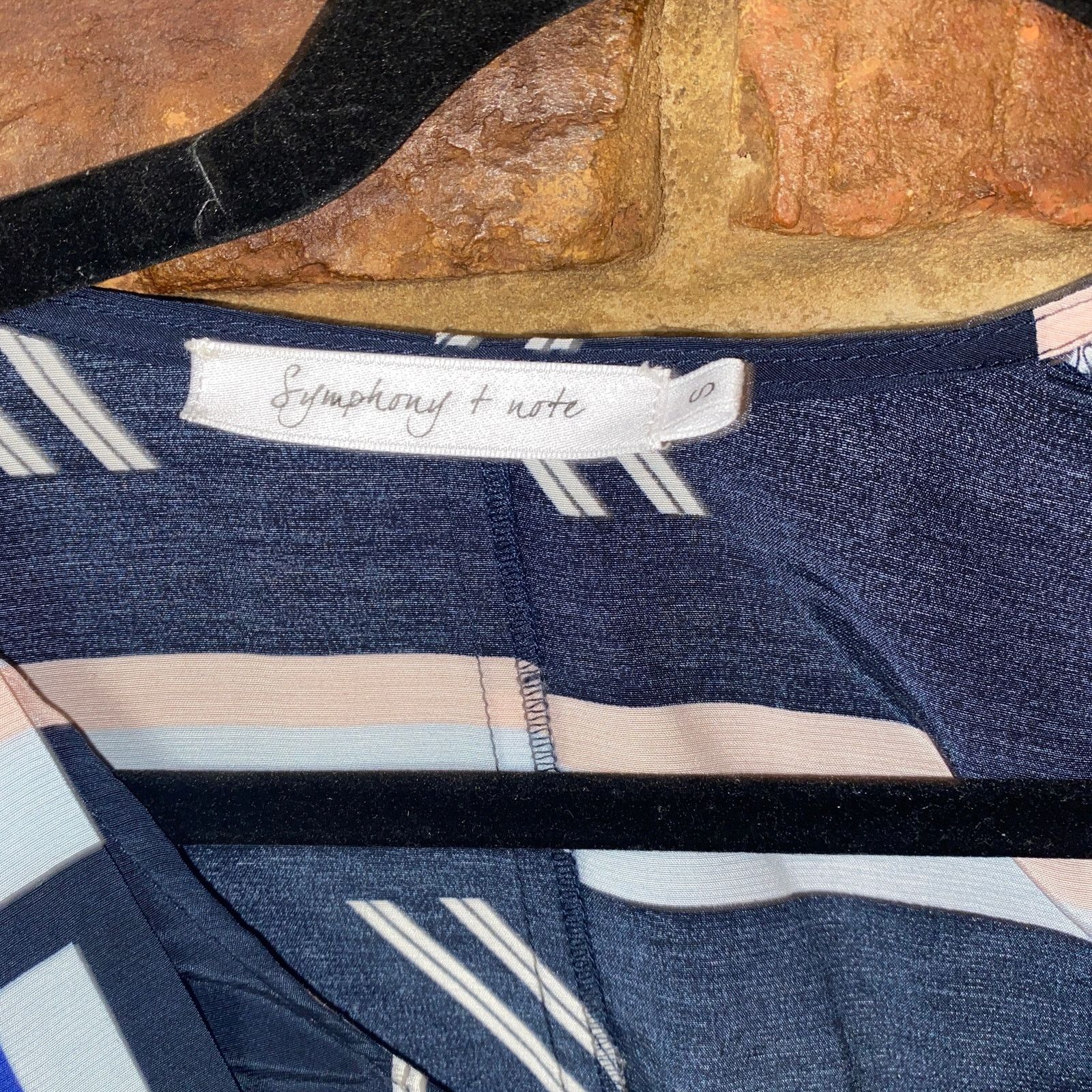 Other NWT Symphony + Notes Asymmetrical Faux-Wrap Blouse Small Size S / US 4 / IT 40 - 4 Thumbnail