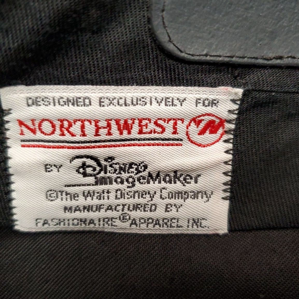 Disney VINTAGE Disney Imagemaker Pants Mens Black Herrinbone Twill 38x30 Northwest Size US 38 / EU 54 - 4 Thumbnail