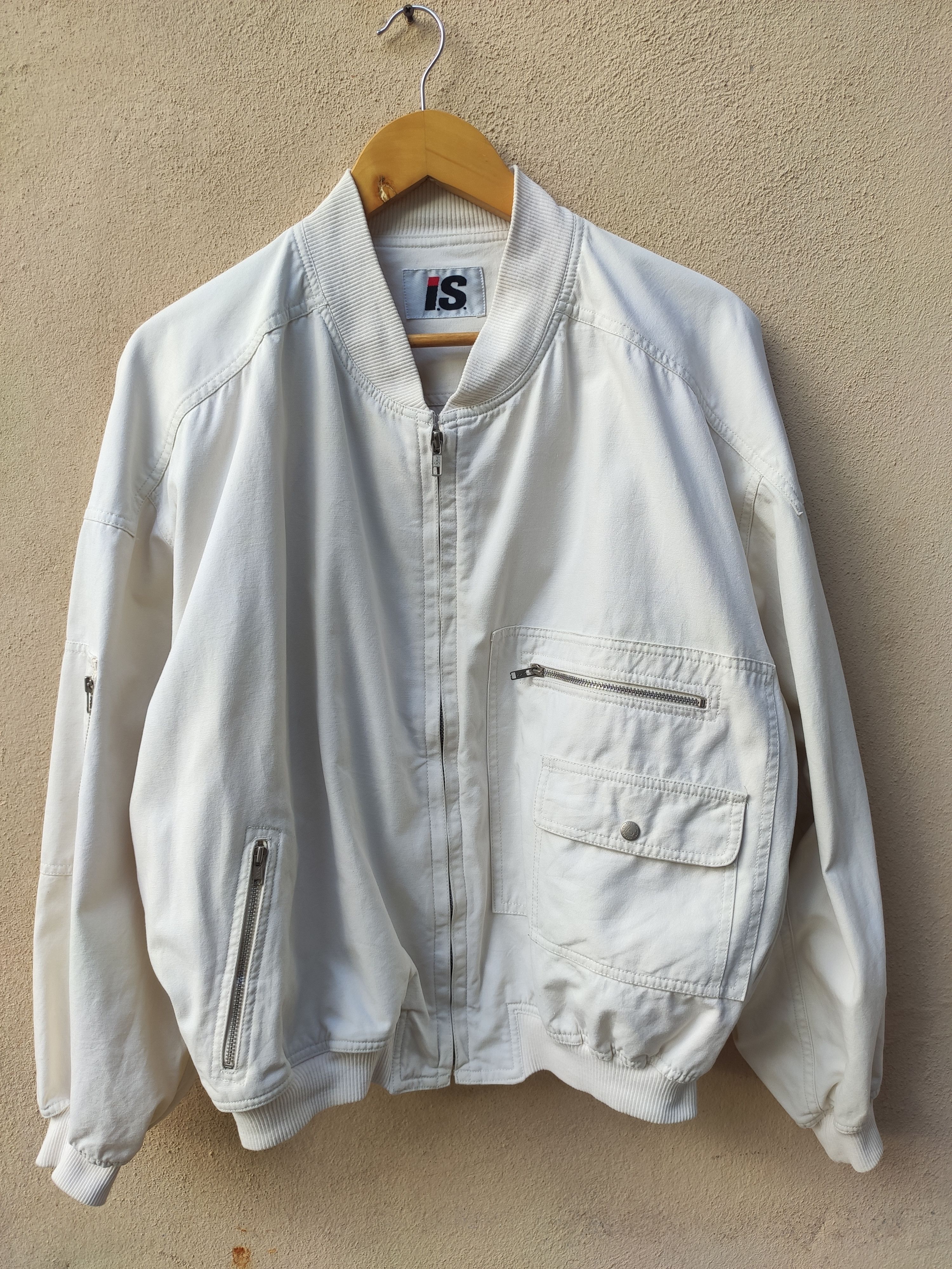 Issey Miyake 🔥 Vintage Issey Miyake Bomber Jacket Big logo IS Size US M / EU 48-50 / 2 - 3 Thumbnail