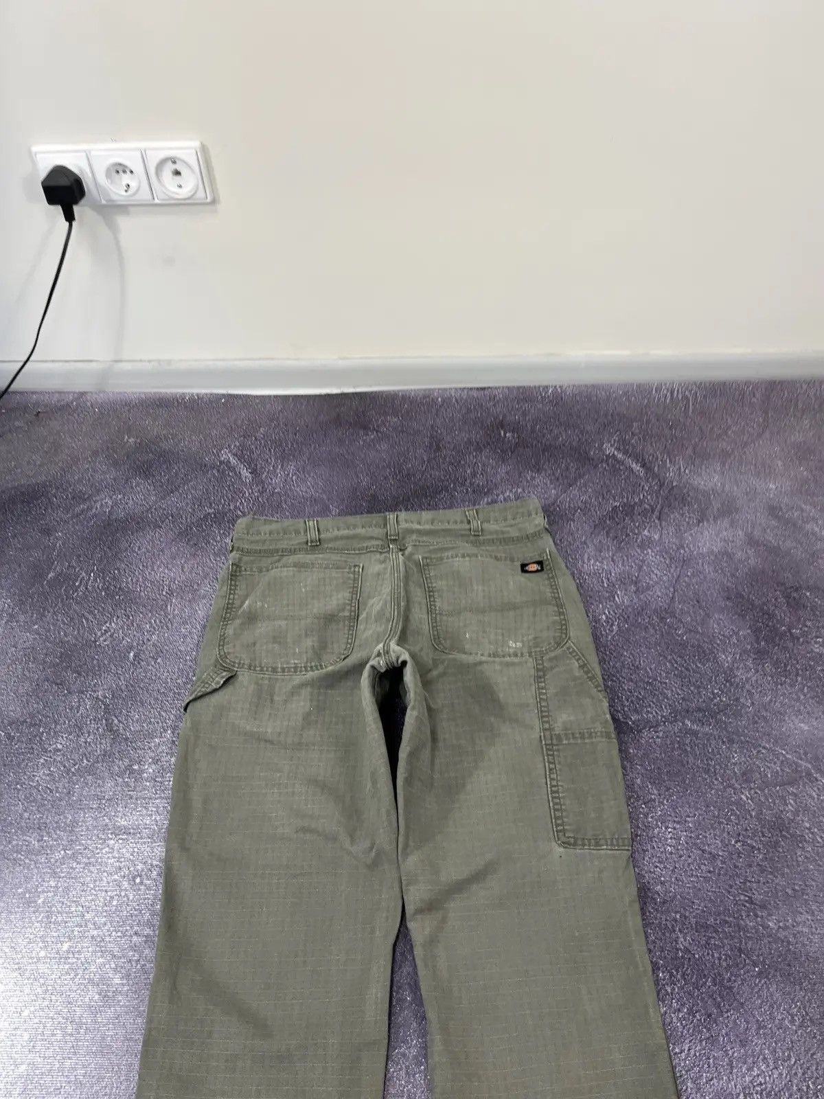 Dickies × Vintage Vintage Dickies Y2K Olive Work Hype Baggy Pants Size US 34 / EU 50 - 4 Thumbnail