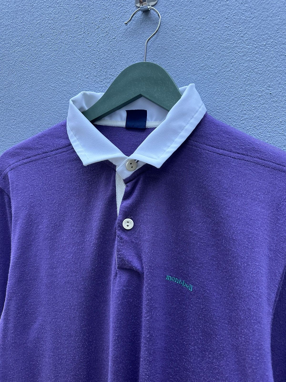 Montbell Montbell Longsleeve Polo Vintage Shirt A131 Size US M / EU 48-50 / 2 - 2 Thumbnail