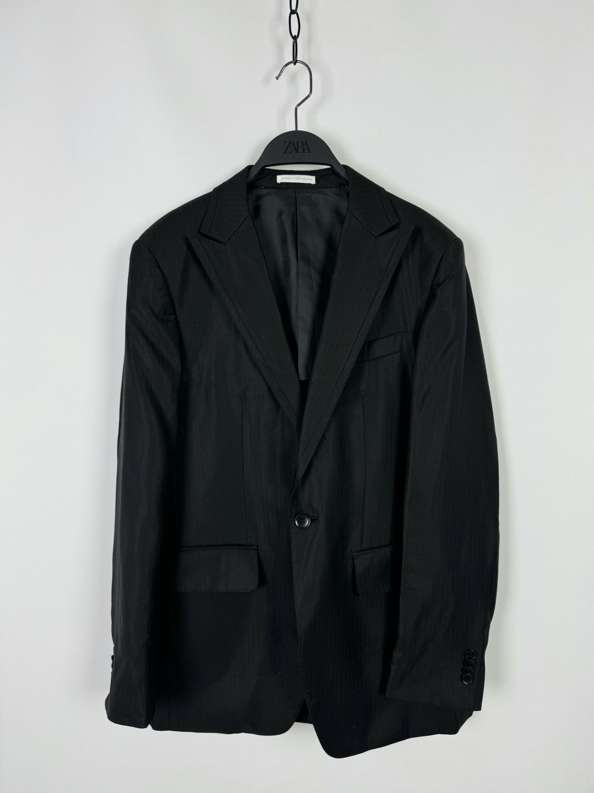 Other Paco Rabanne Black Blazer Jacket Size 42R - 2 Thumbnail