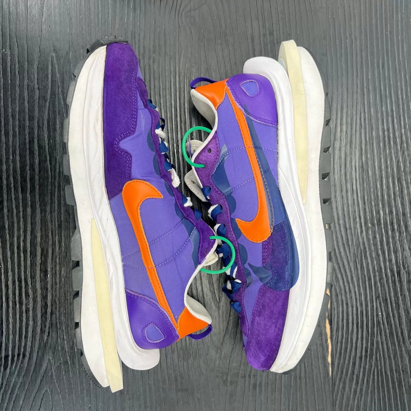 Nike Nike sacai vaporwaffle Purple Gold 45 boxed New Size US 12 / EU 45 - 2 Thumbnail