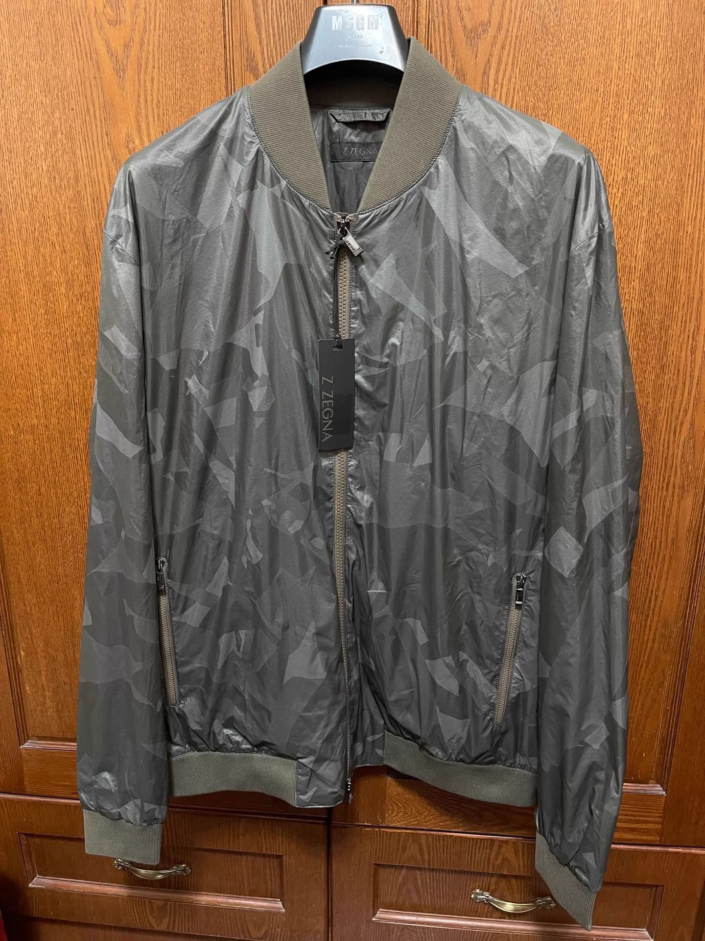 Z Zegna Z ZEGNA Nylon Camouflage Oversized XL Jacket Size US XL / EU 56 / 4 - 1 Thumbnail