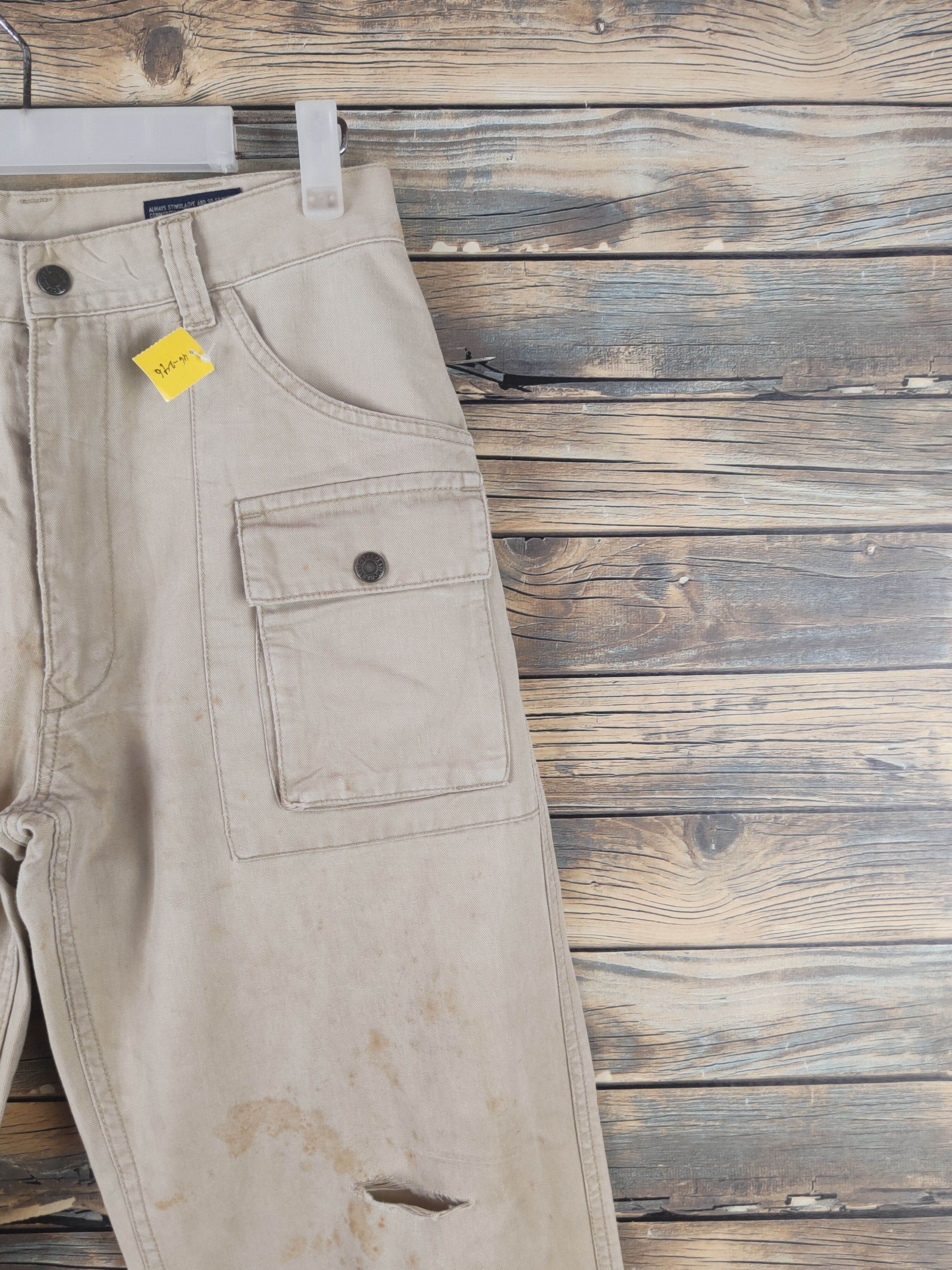 Japanese Brand DL Uniqlo vintage bushpants Beige cargo Pants #46-246T Size US 28 / EU 44 - 5 Thumbnail