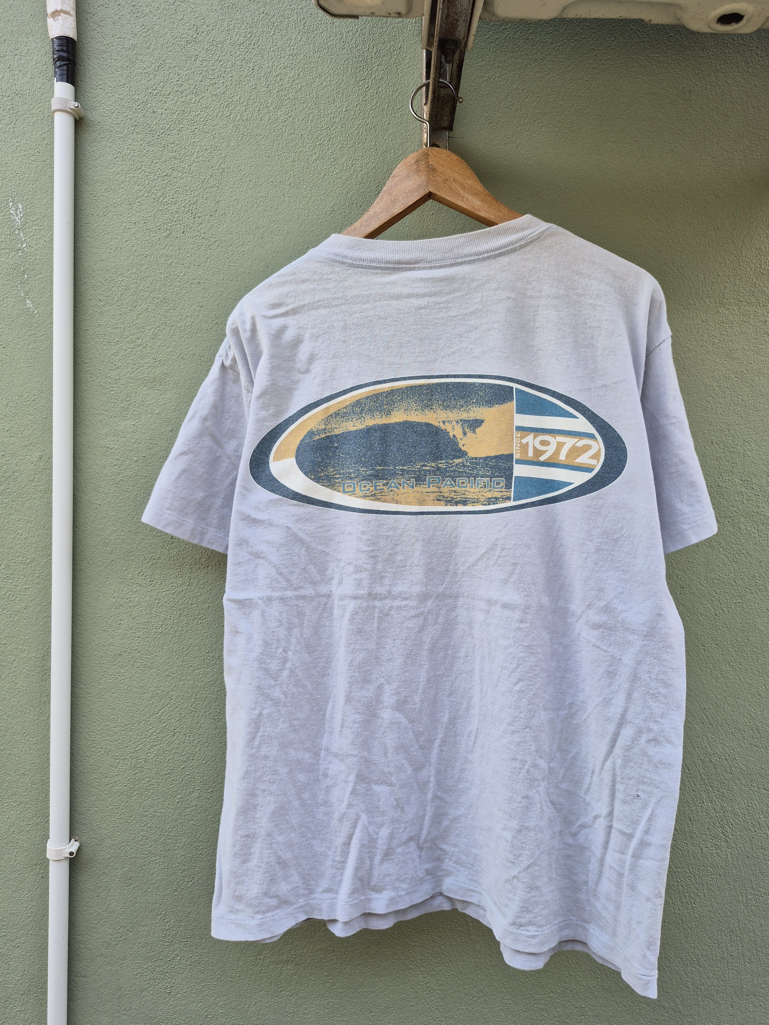 Ocean Pacific × Vintage 🔥 Vintage Ocean Pacific Surf Tees Skate Streetwear Size US M / EU 48-50 / 2 - 1 Thumbnail