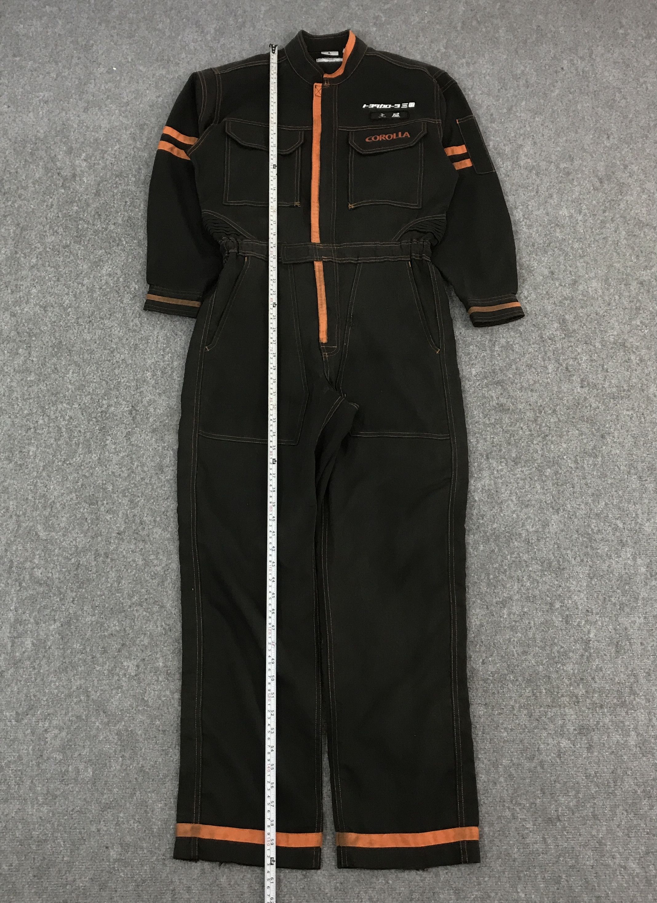 Japanese Brand COROLLA TOYOTA MOTORSPORT COVERALL JACKET Size US L / EU 52-54 / 3 - 3 Thumbnail