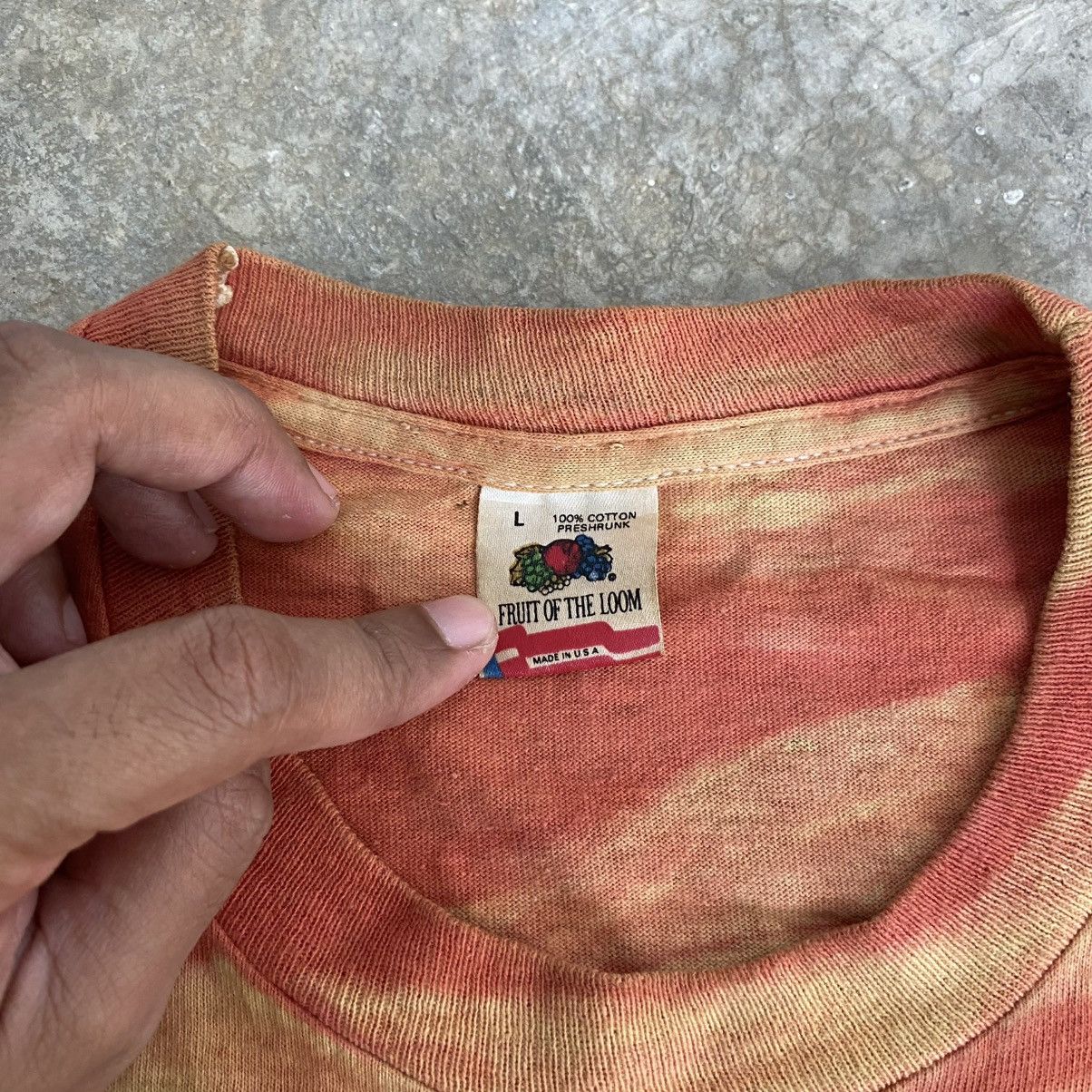 Band Tees VTG 1990’s The Doors Jim Morrison Single Stitch Tie Dye Tee Size US L / EU 52-54 / 3 - 11 Thumbnail