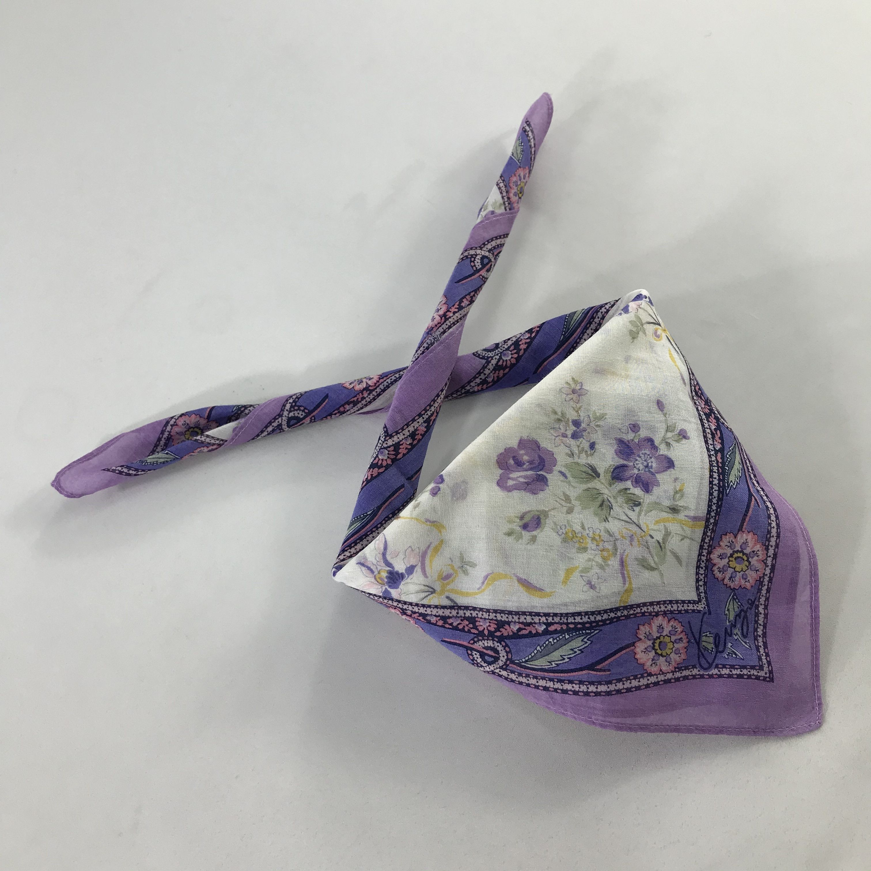 Kenzo × Vintage Kenzo Bandana/ Handkerchief / Neckerchief Size ONE SIZE - 2 Thumbnail