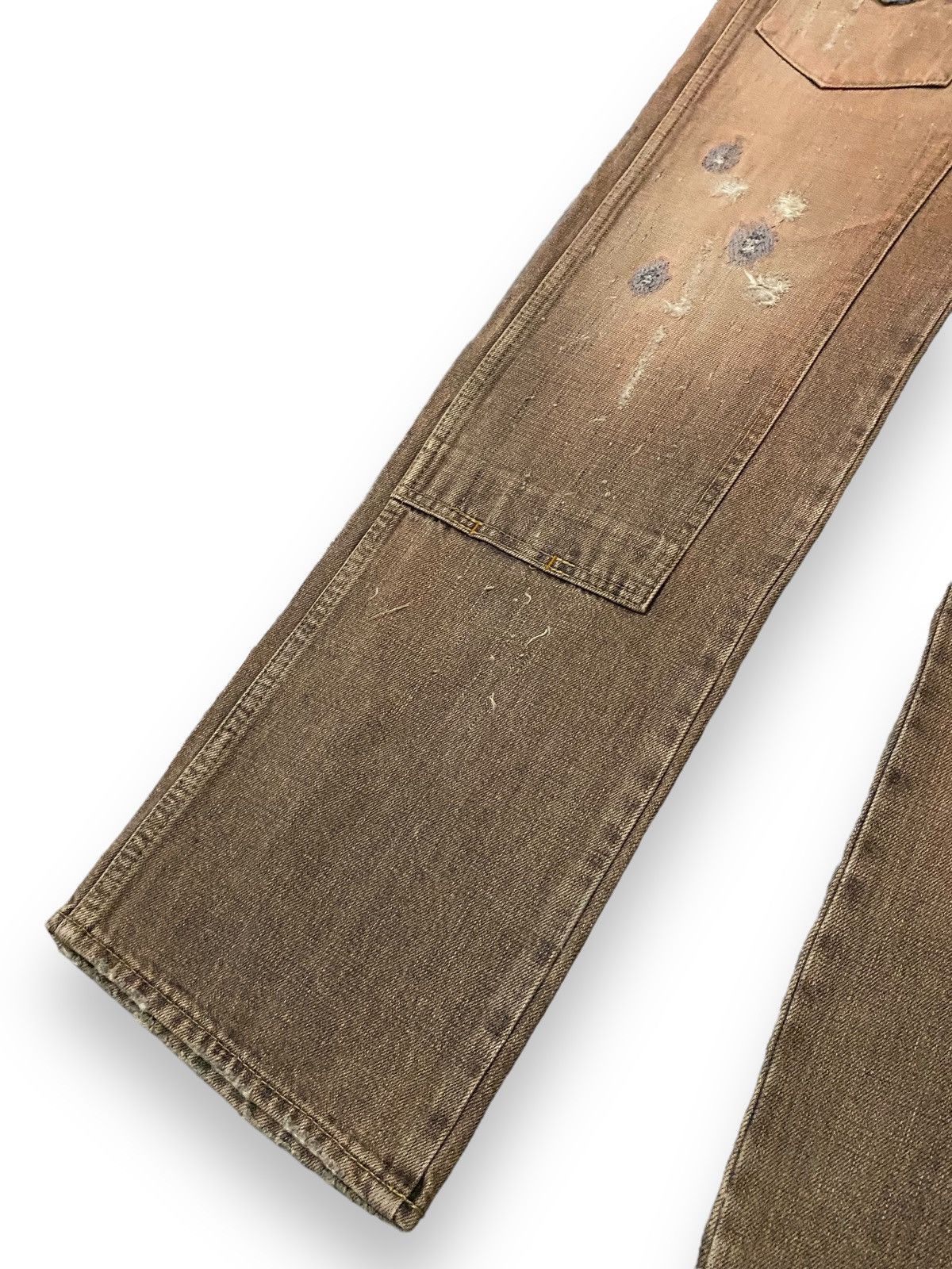 Japanese Brand Japan Bartack Damaged Ripped Bullet Distressed Denim Size US 33 - 8 Thumbnail