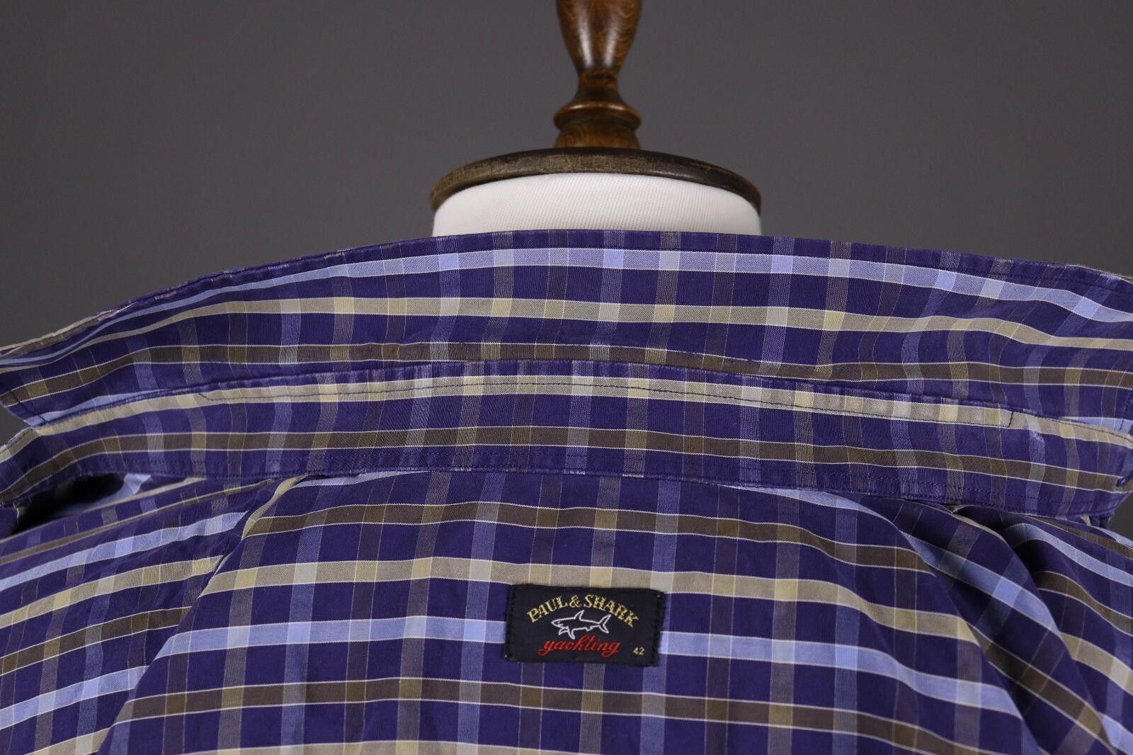 Paul & Shark Paul & Shark Yachting Multicolor Check Shirt Size 42 Size US M / EU 48-50 / 2 - 12 Thumbnail
