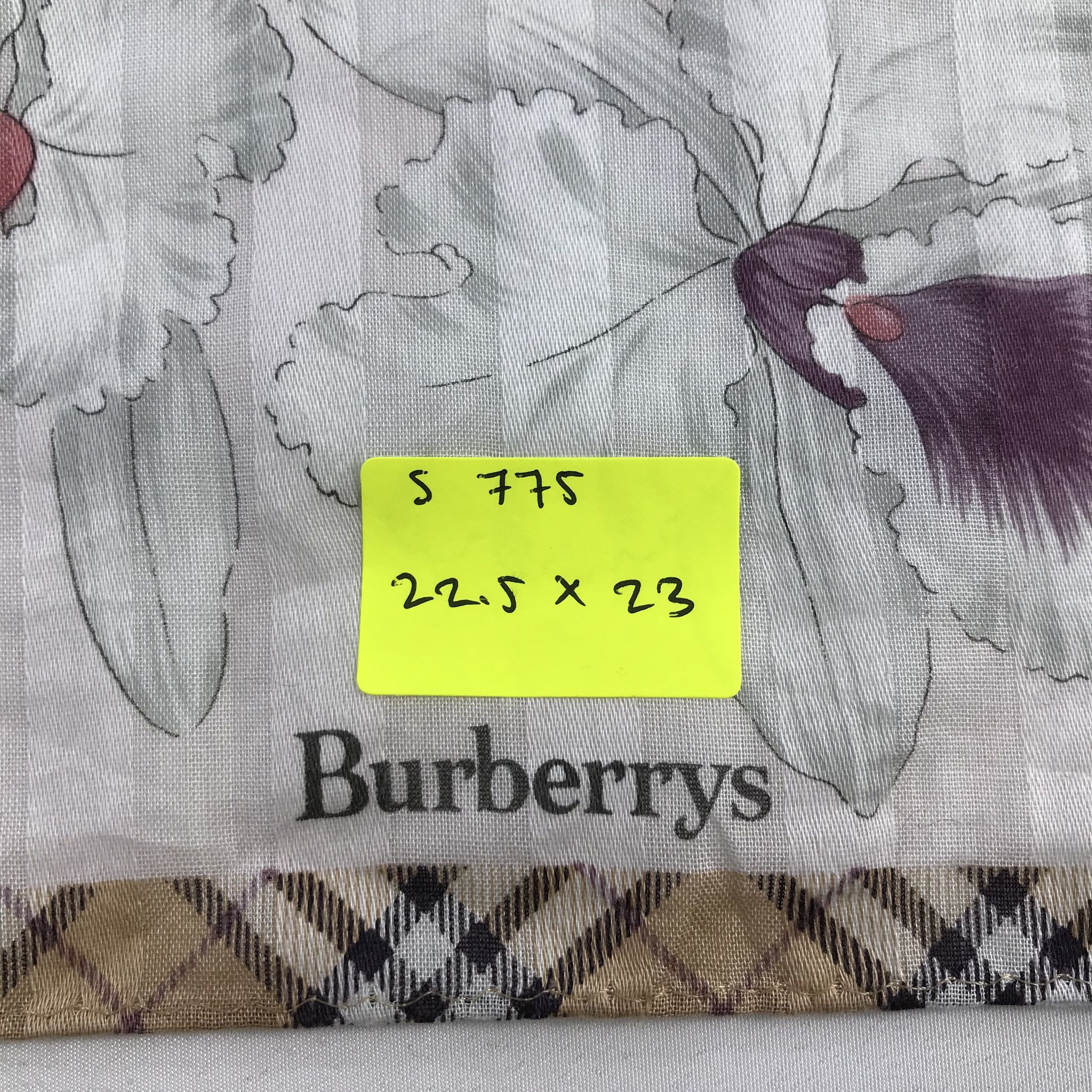 Burberry × Vintage Burberry Bandana / Handkerchief / Neckerchief - S775 Size ONE SIZE - 5 Thumbnail