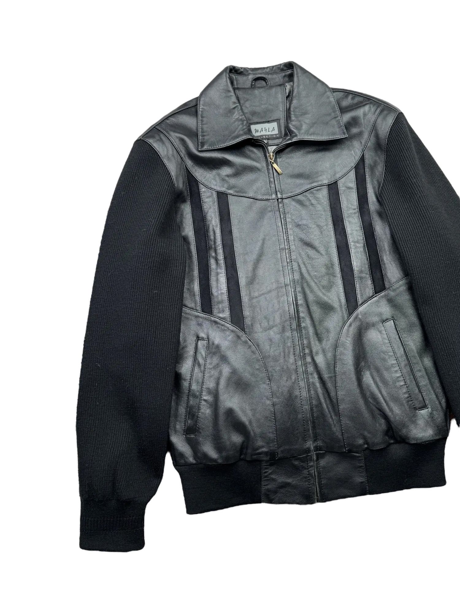 Vintage Y2K Leather Jacket(V53) Size US S / EU 44-46 / 1 - 2 Thumbnail