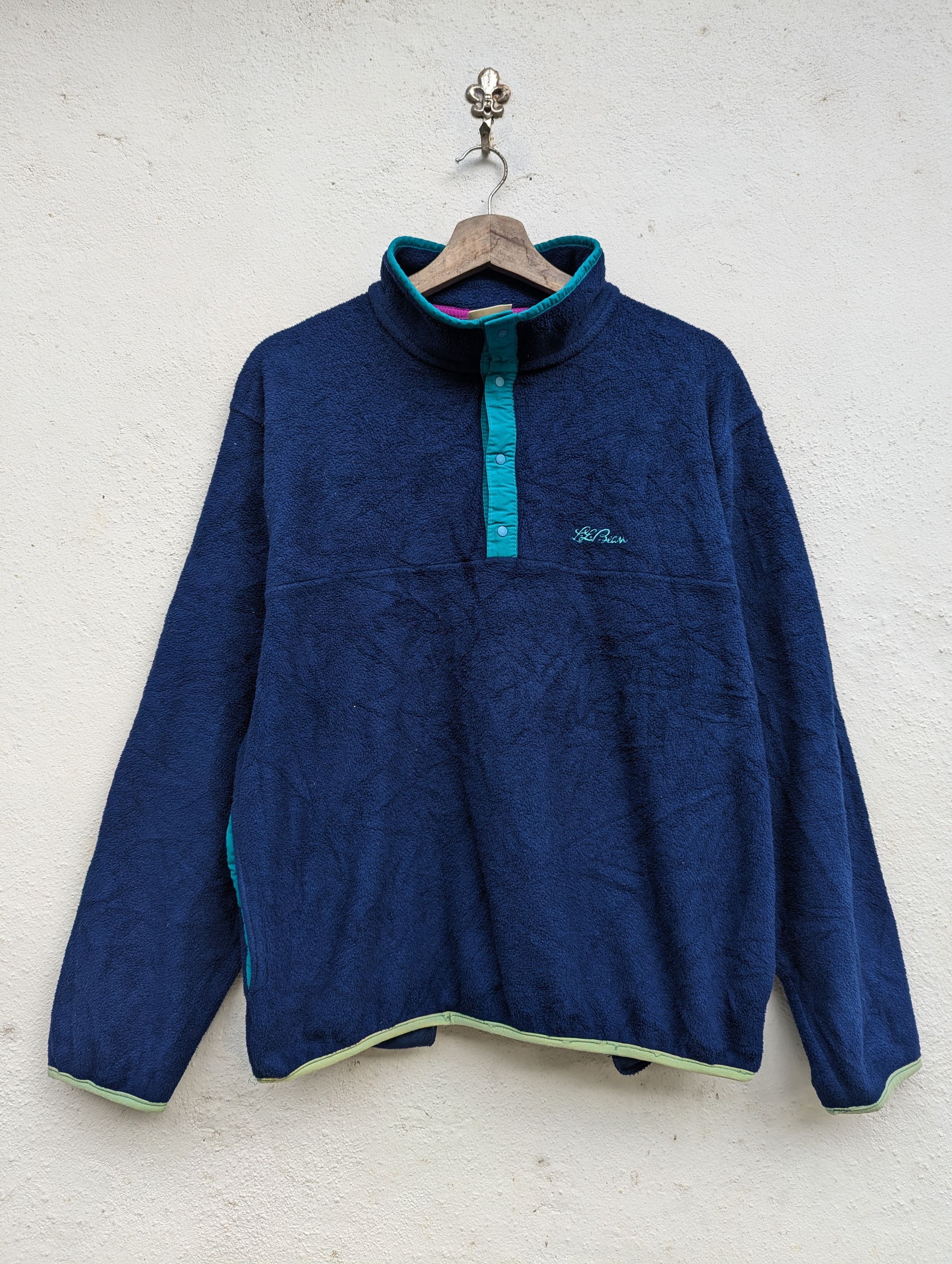 L.L. Bean L.L BEAN FLEECE HALF SNAP BUTTON Size US M / EU 48-50 / 2 - 7 Thumbnail