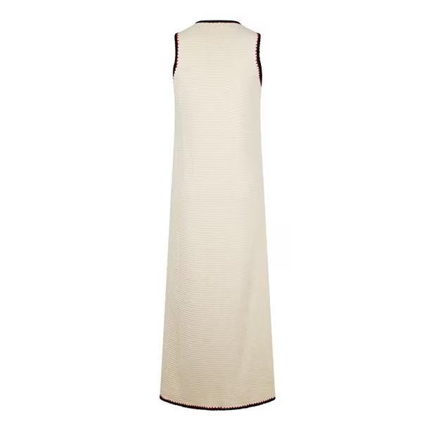 Jil Sander o1g2r1mq1024 Maxi Dress in Beige Size S / US 4 / IT 40 - 2 Thumbnail